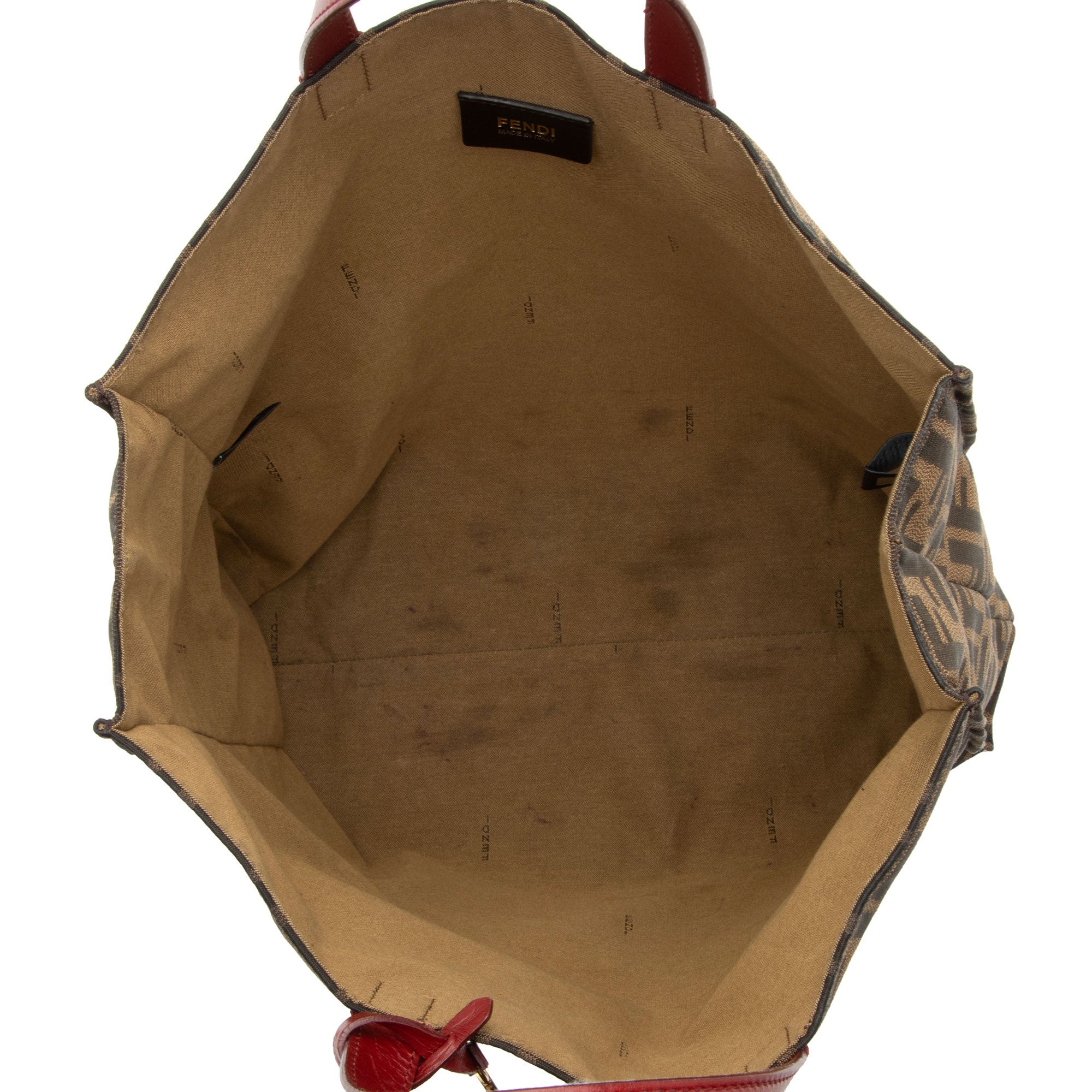 Fendi Zucca Tall Shopping Tote (SHF-LDbLnL)