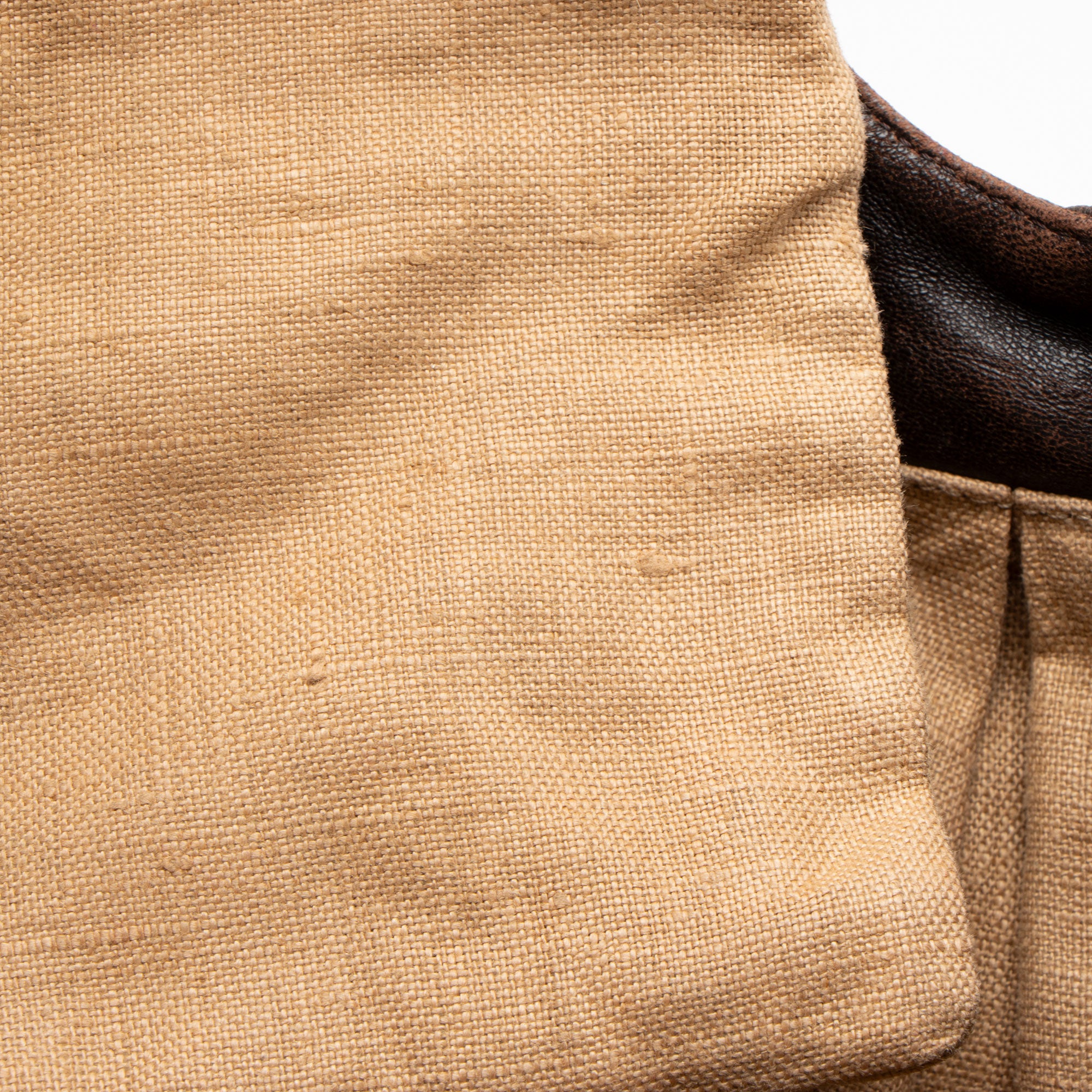 Fendi Zucca Tortuga Leather Spy Satchel