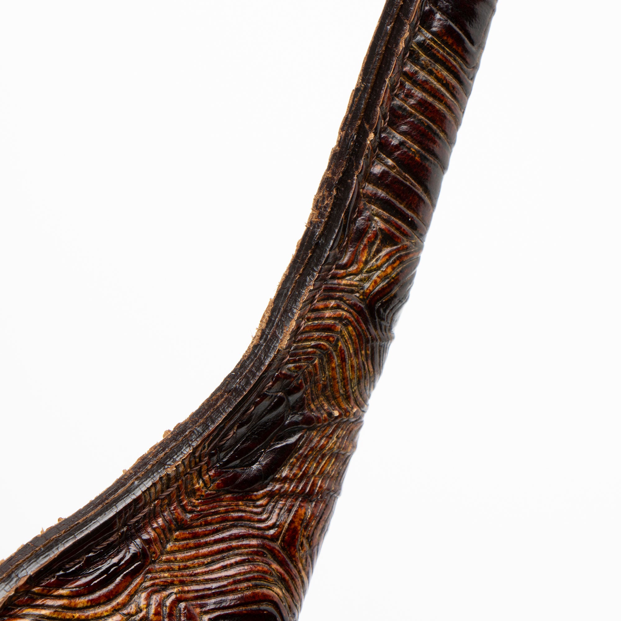 Fendi Zucca Tortuga Leather Spy Satchel