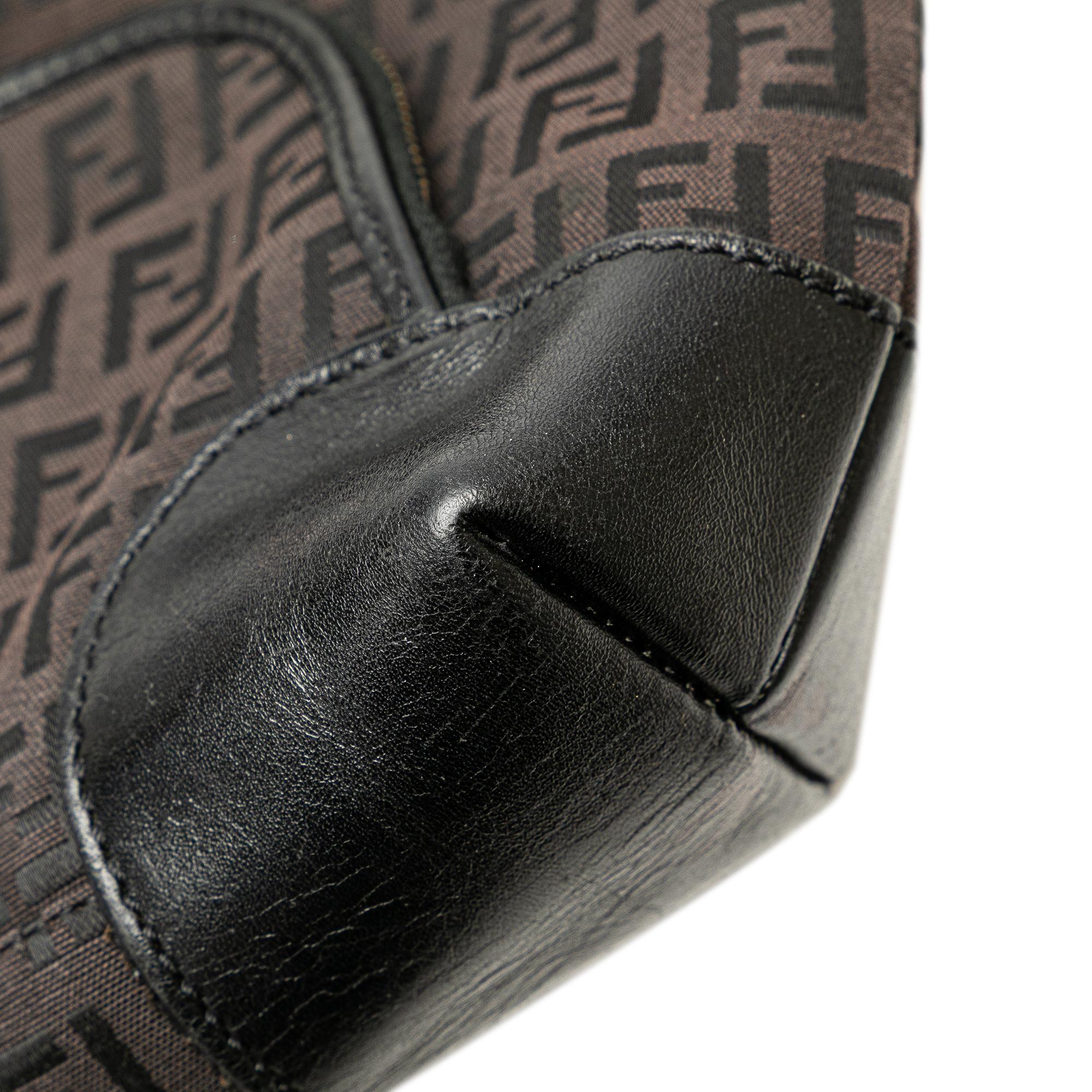 Fendi Zucchino Canvas Chef Shopping Tote