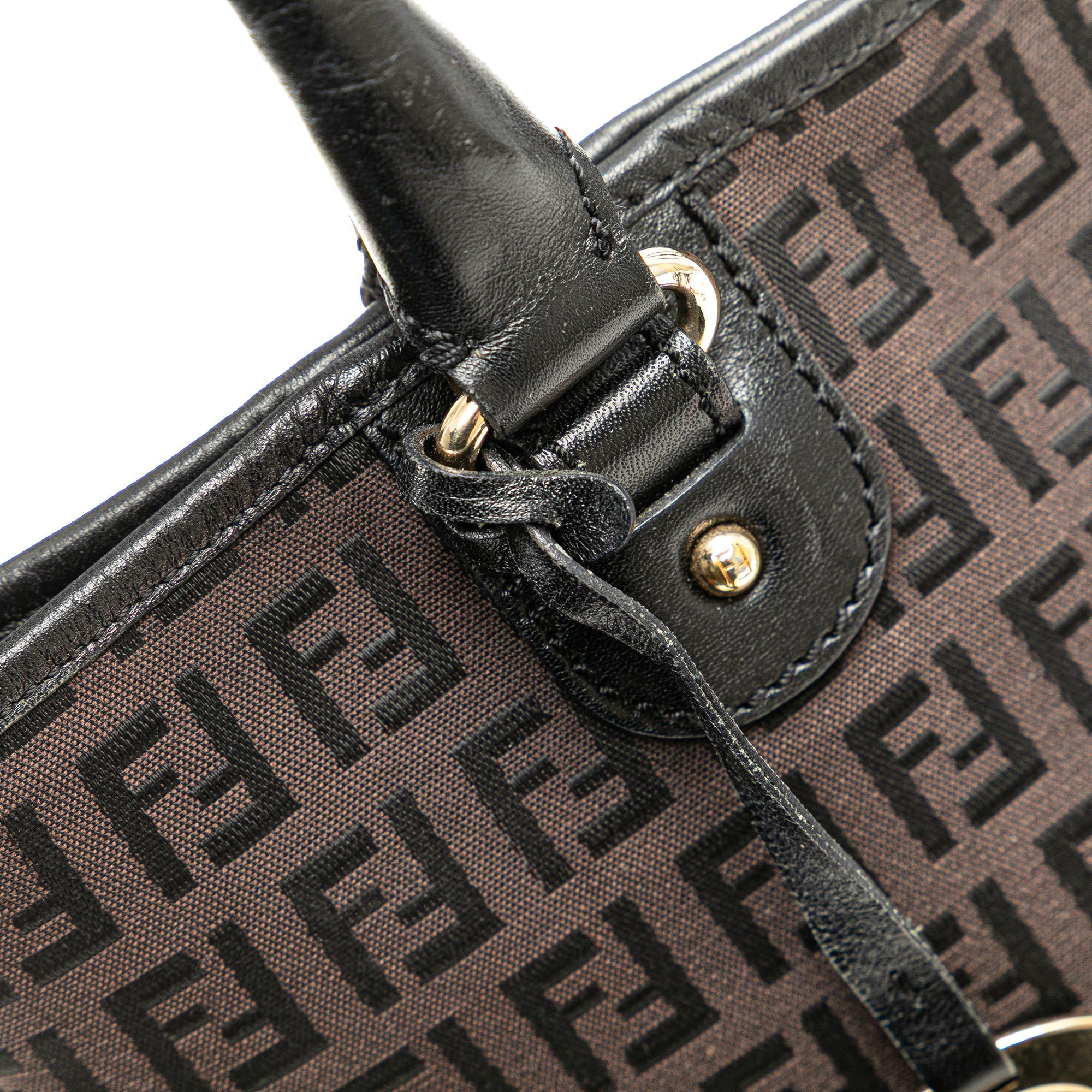 Fendi Zucchino Canvas Chef Shopping Tote