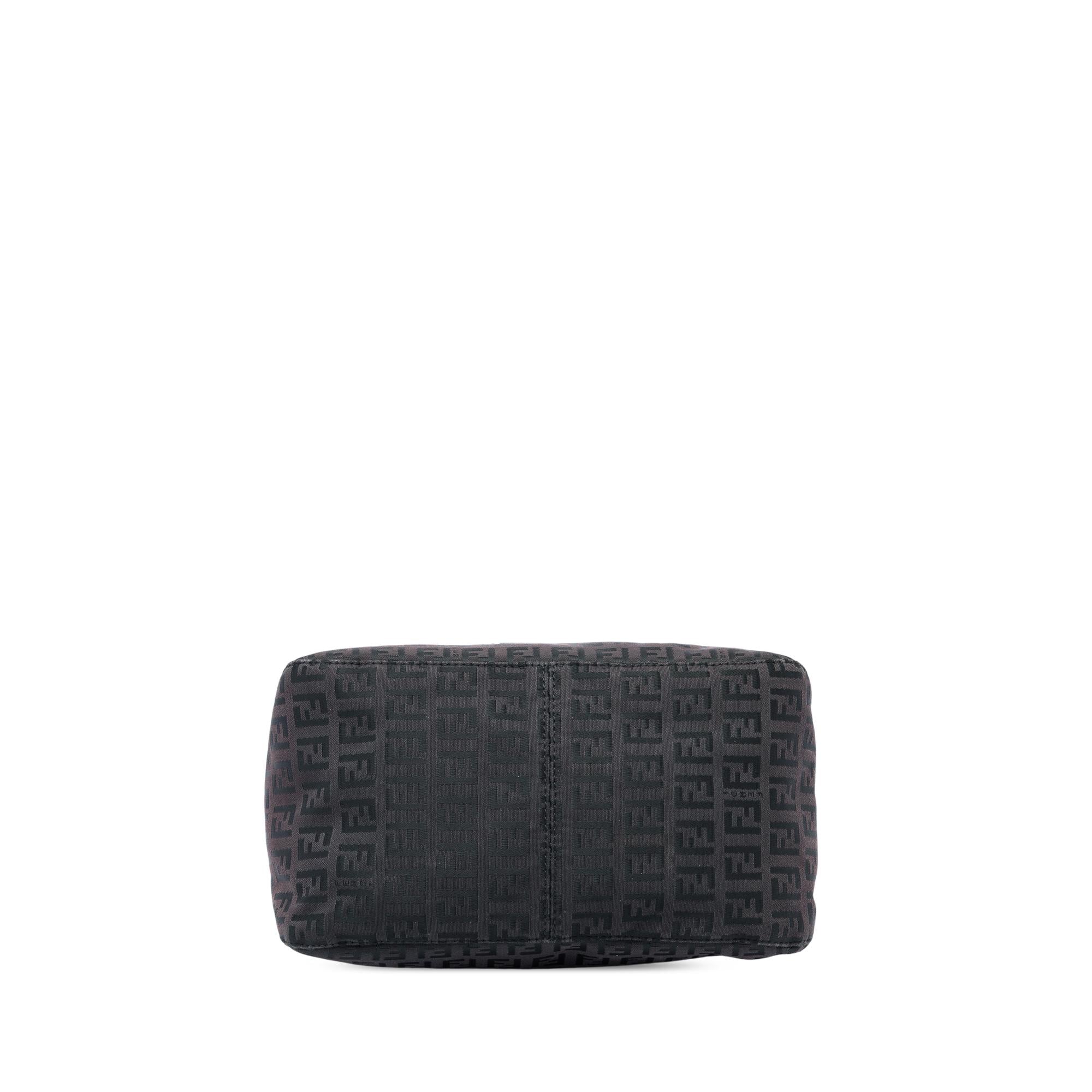 Fendi Zucchino Canvas Double Flap Mamma