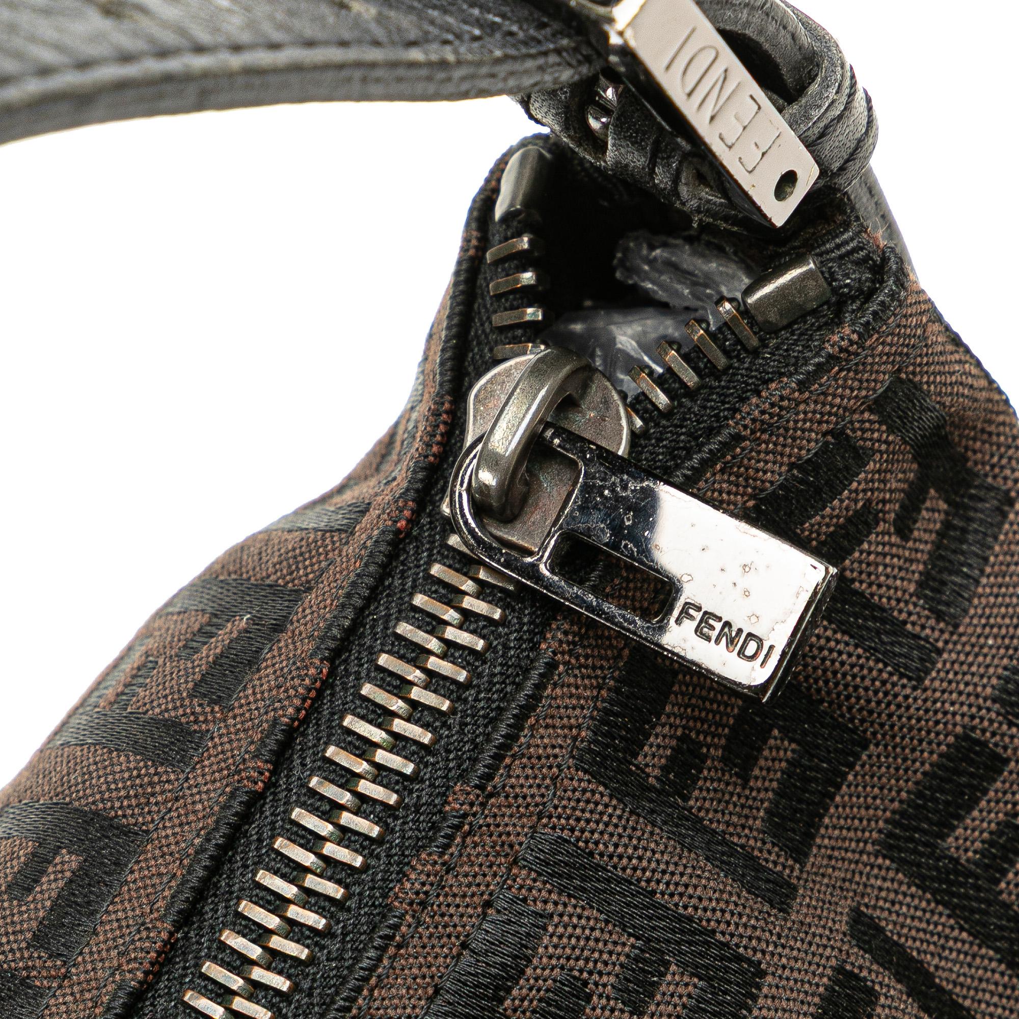 Fendi Zucchino Canvas Handbag