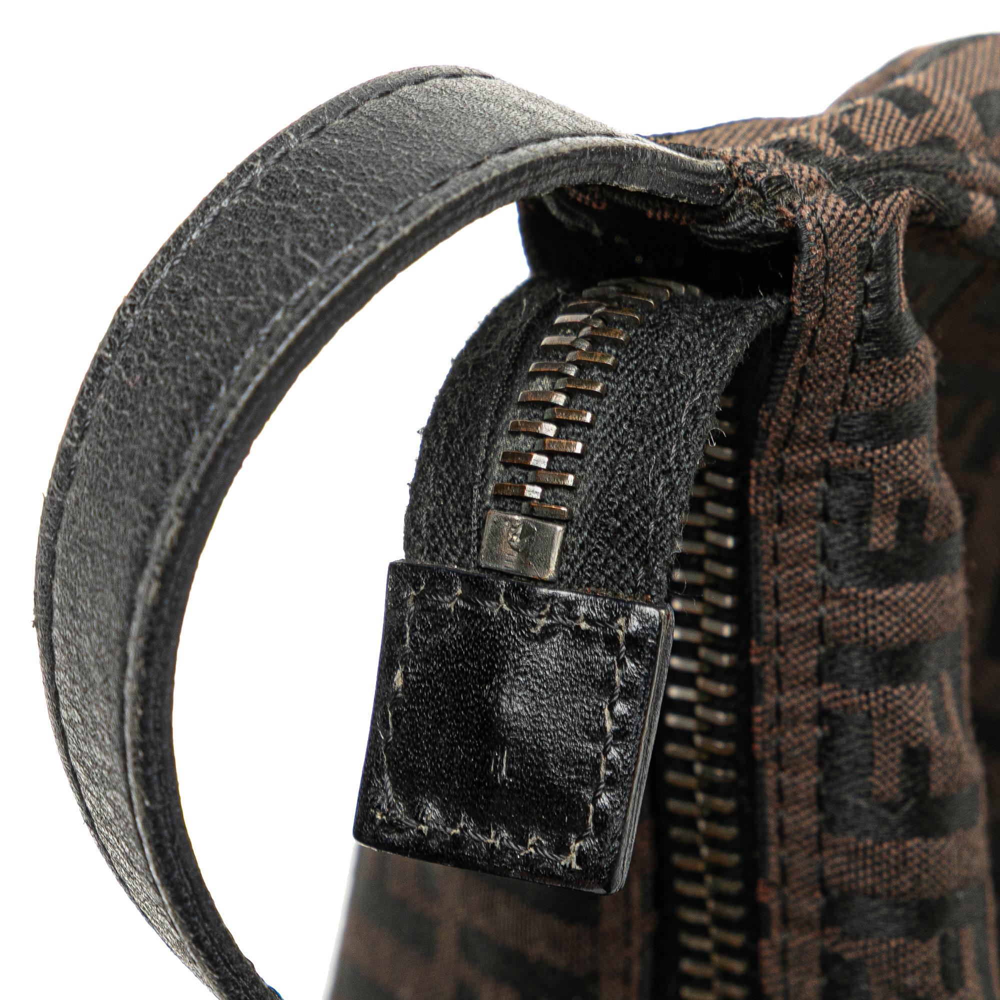 Fendi Zucchino Canvas Handbag