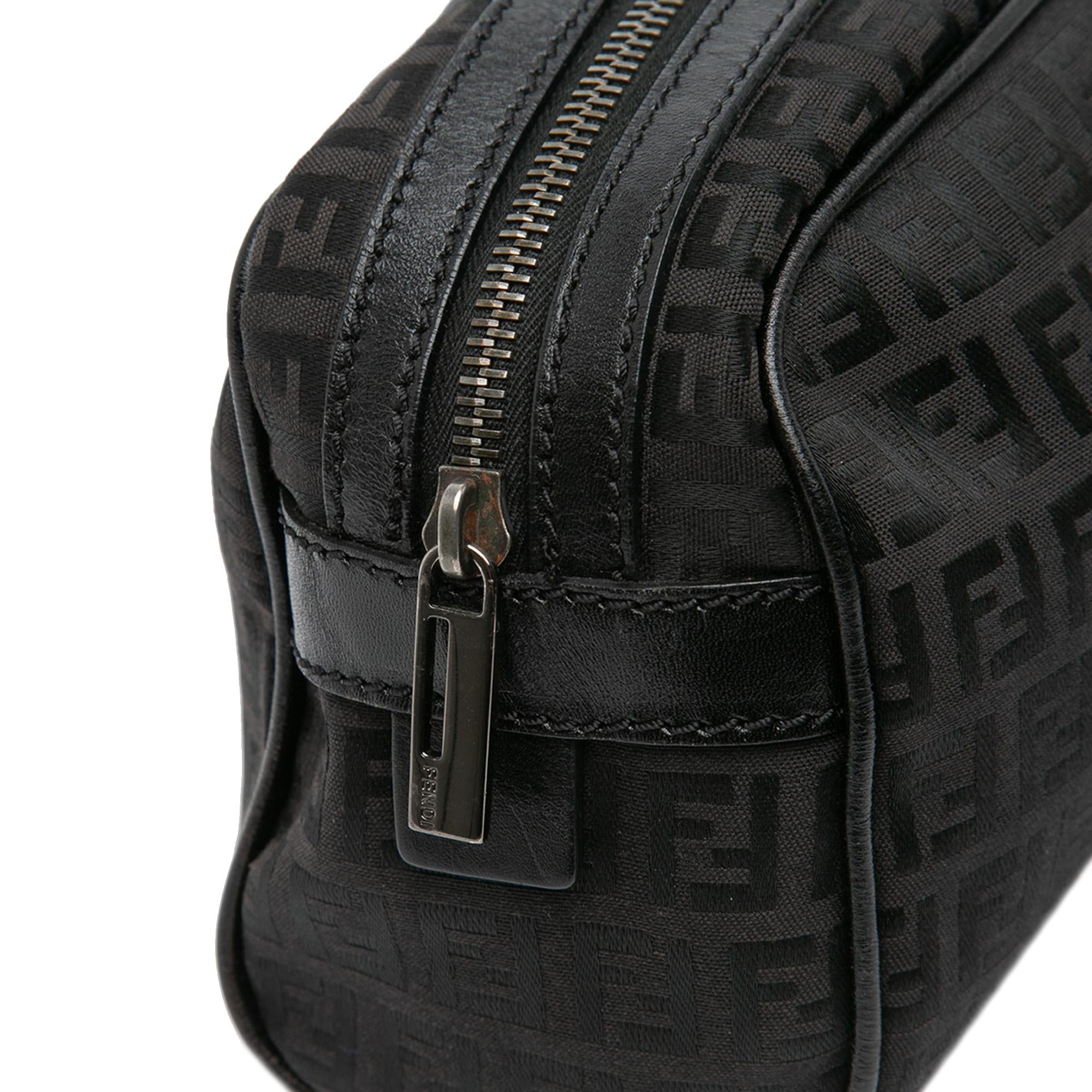 Fendi Zucchino Canvas Handbag