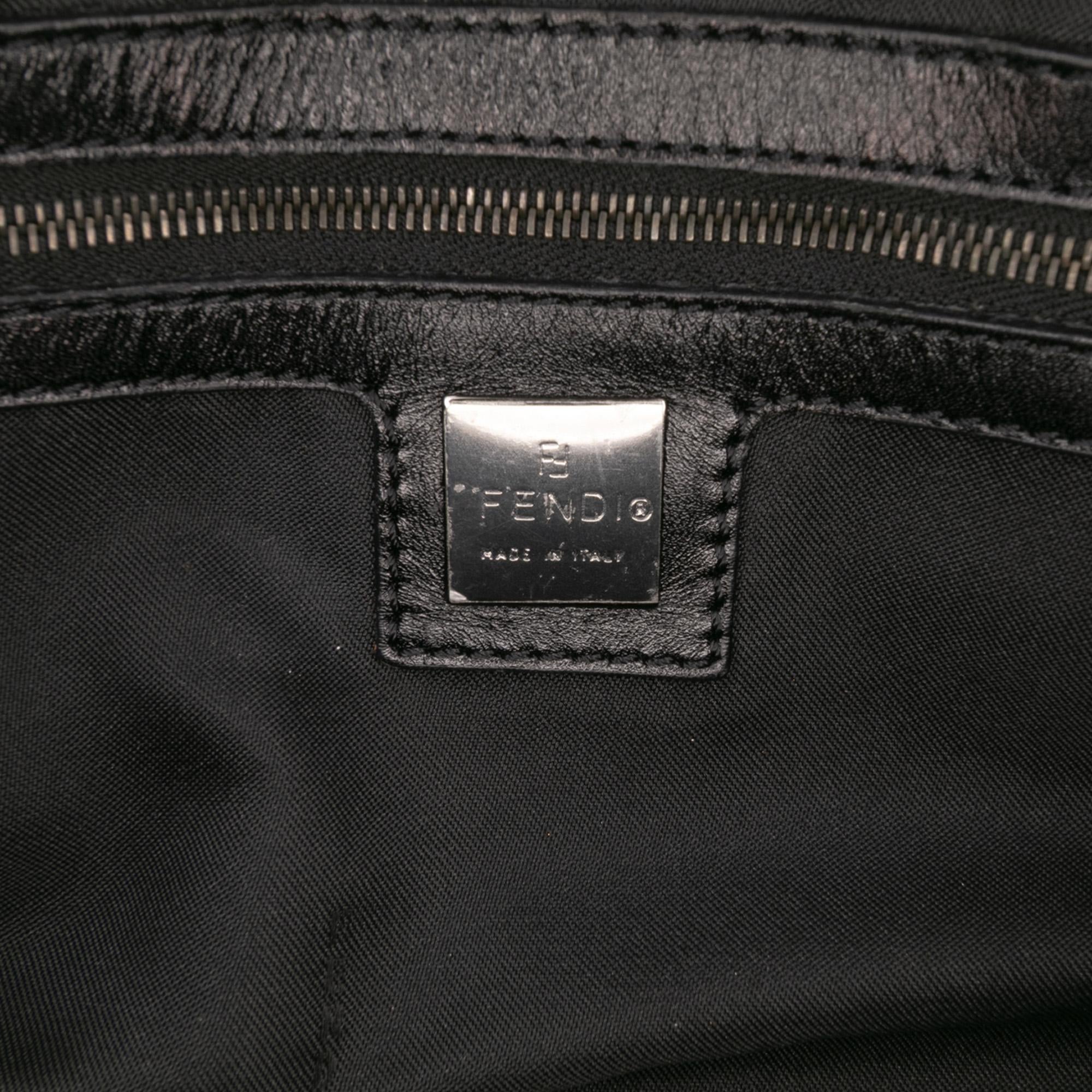 Fendi Zucchino Canvas Handbag