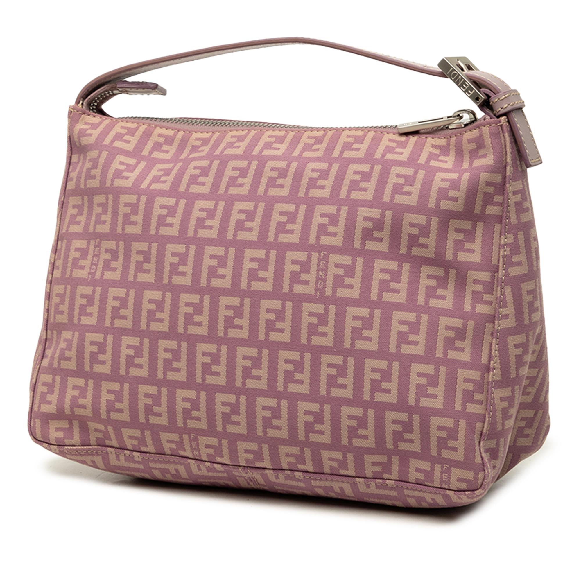 Fendi Zucchino Canvas Handbag