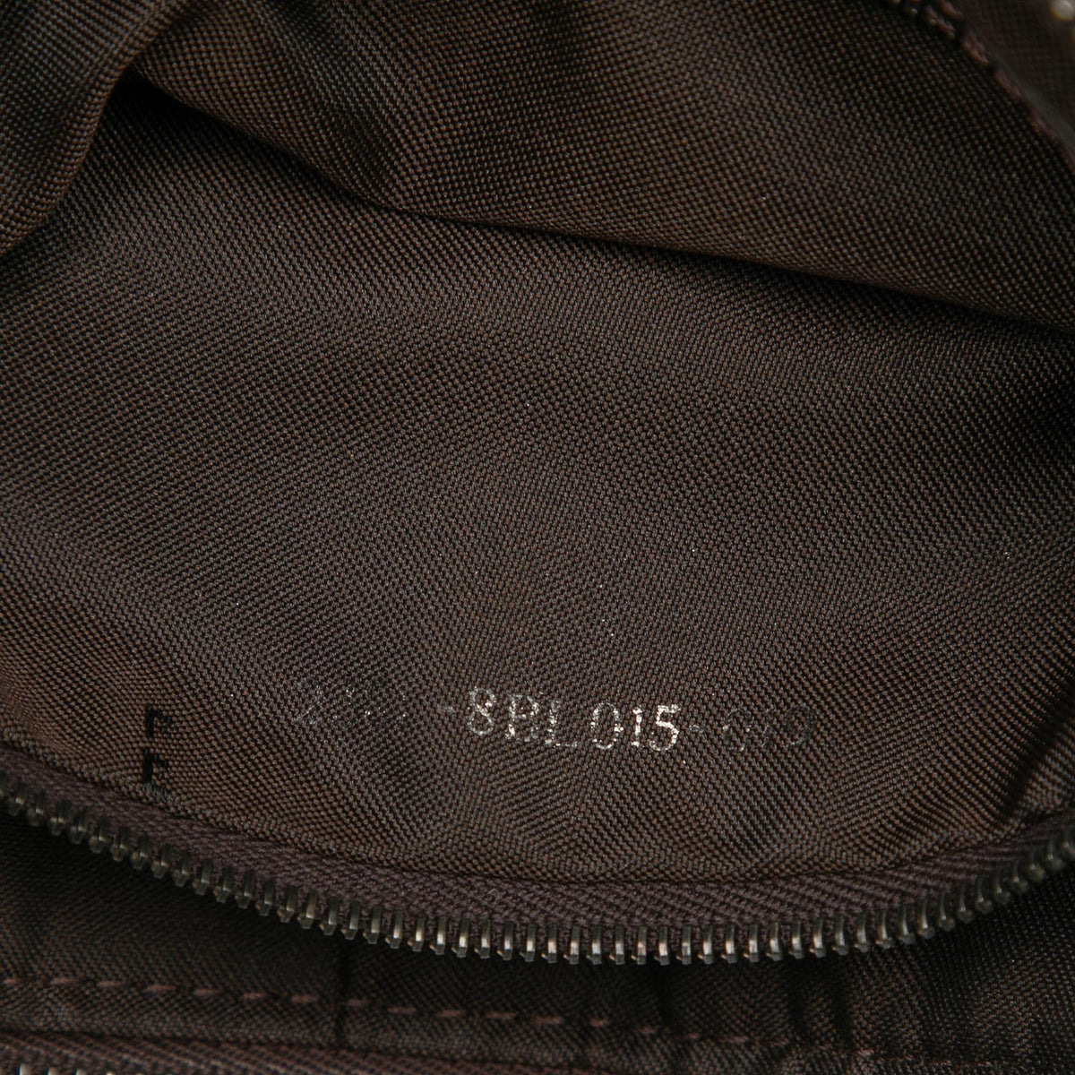 Fendi Zucchino Canvas Handbag