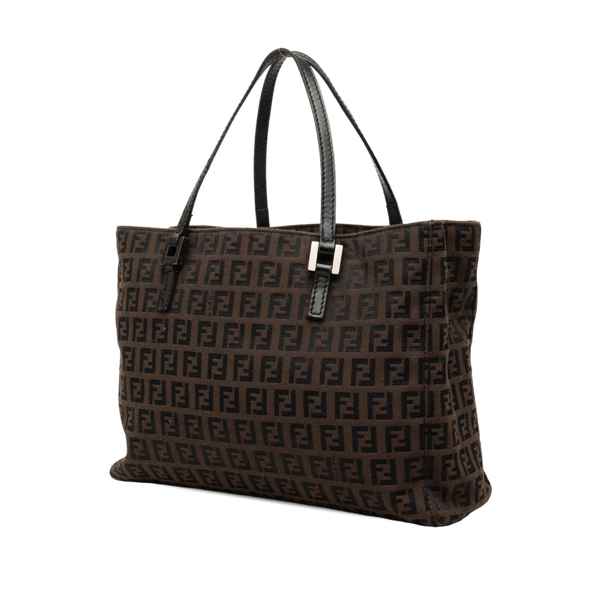 Fendi Zucchino Canvas Handbag
