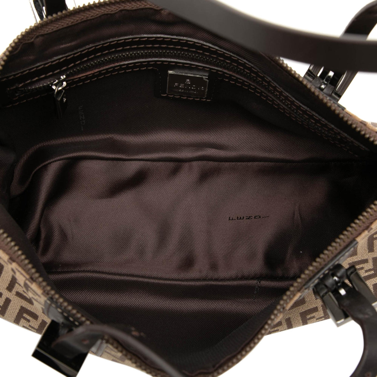 Fendi Zucchino Canvas Handbag