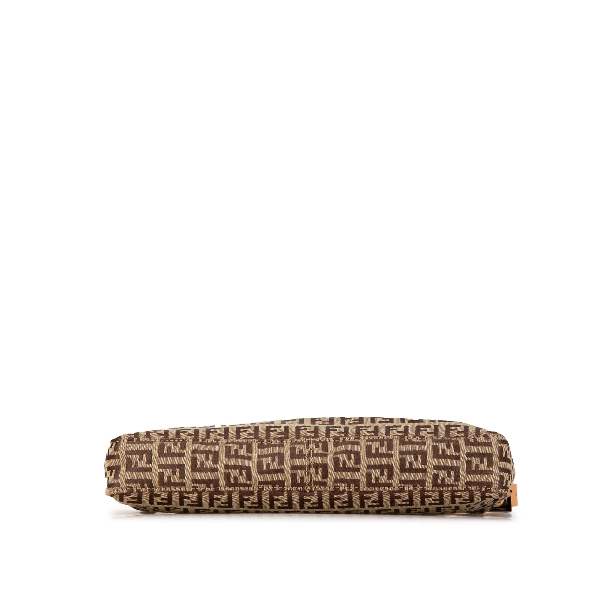 Fendi Zucchino Canvas Pochette (SHG-eEP5qB)