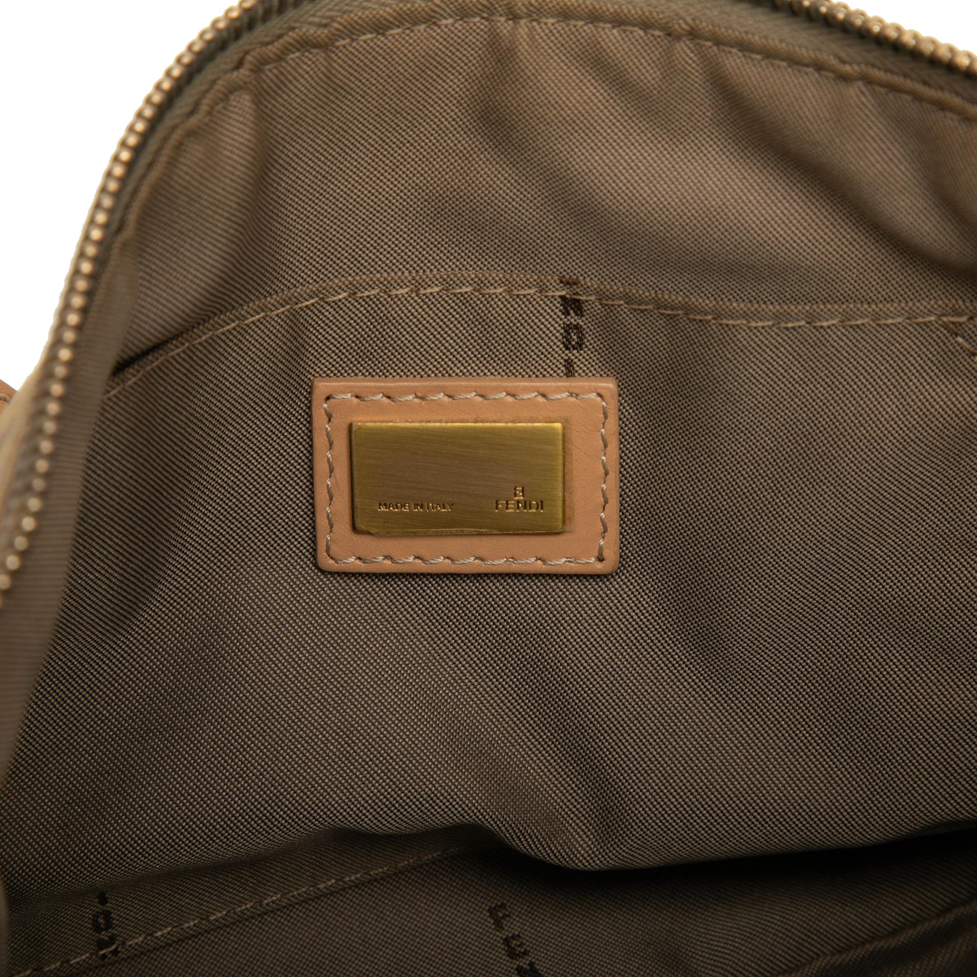 Fendi Zucchino Canvas Pochette