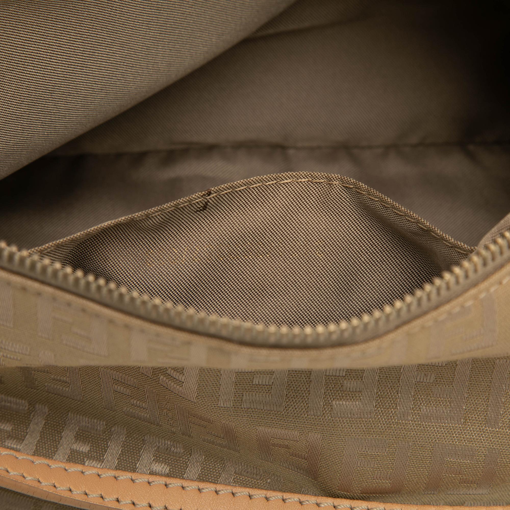 Fendi Zucchino Canvas Pochette