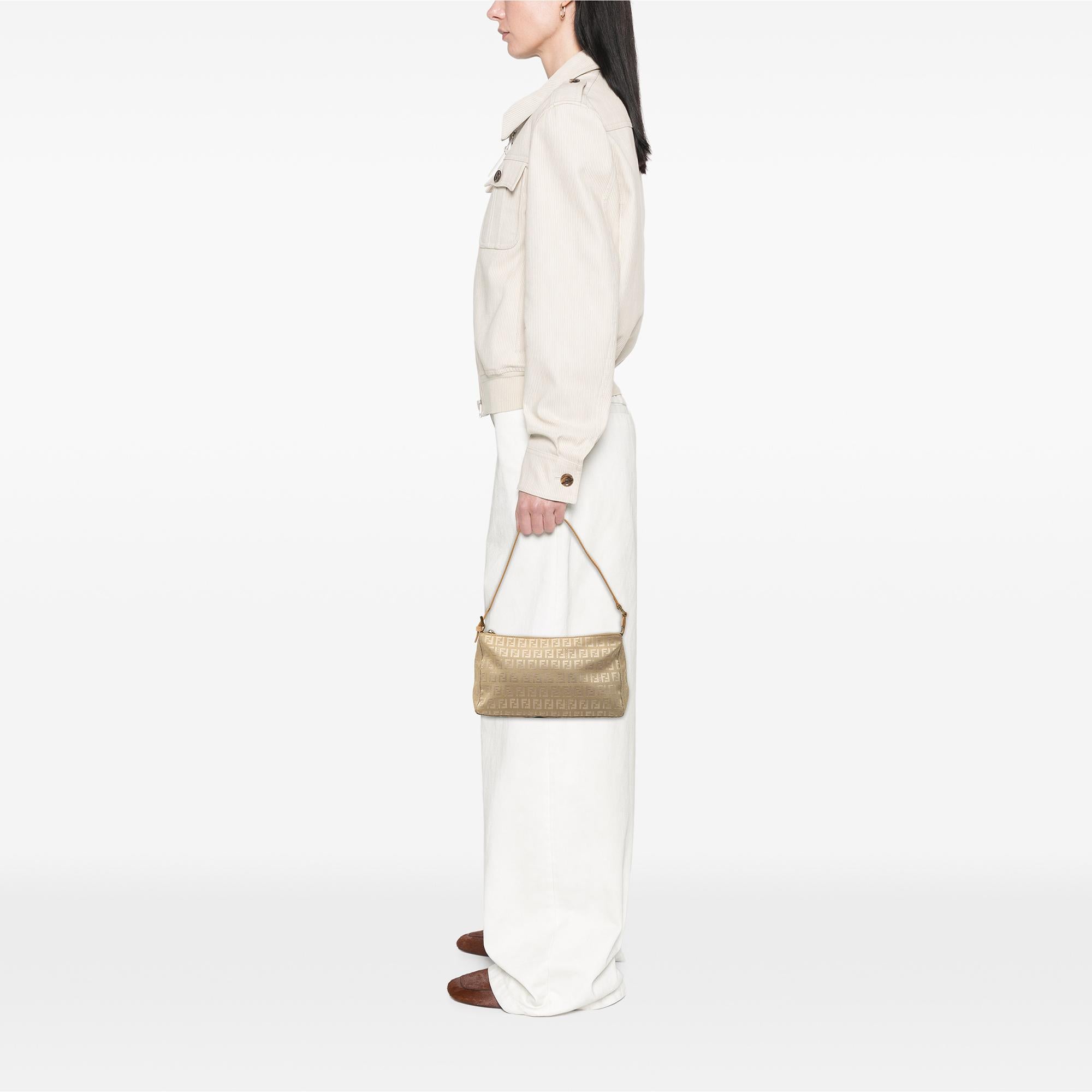 Fendi Zucchino Canvas Pochette
