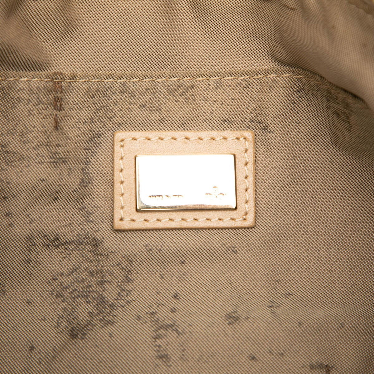 Fendi Zucchino Canvas Pochette