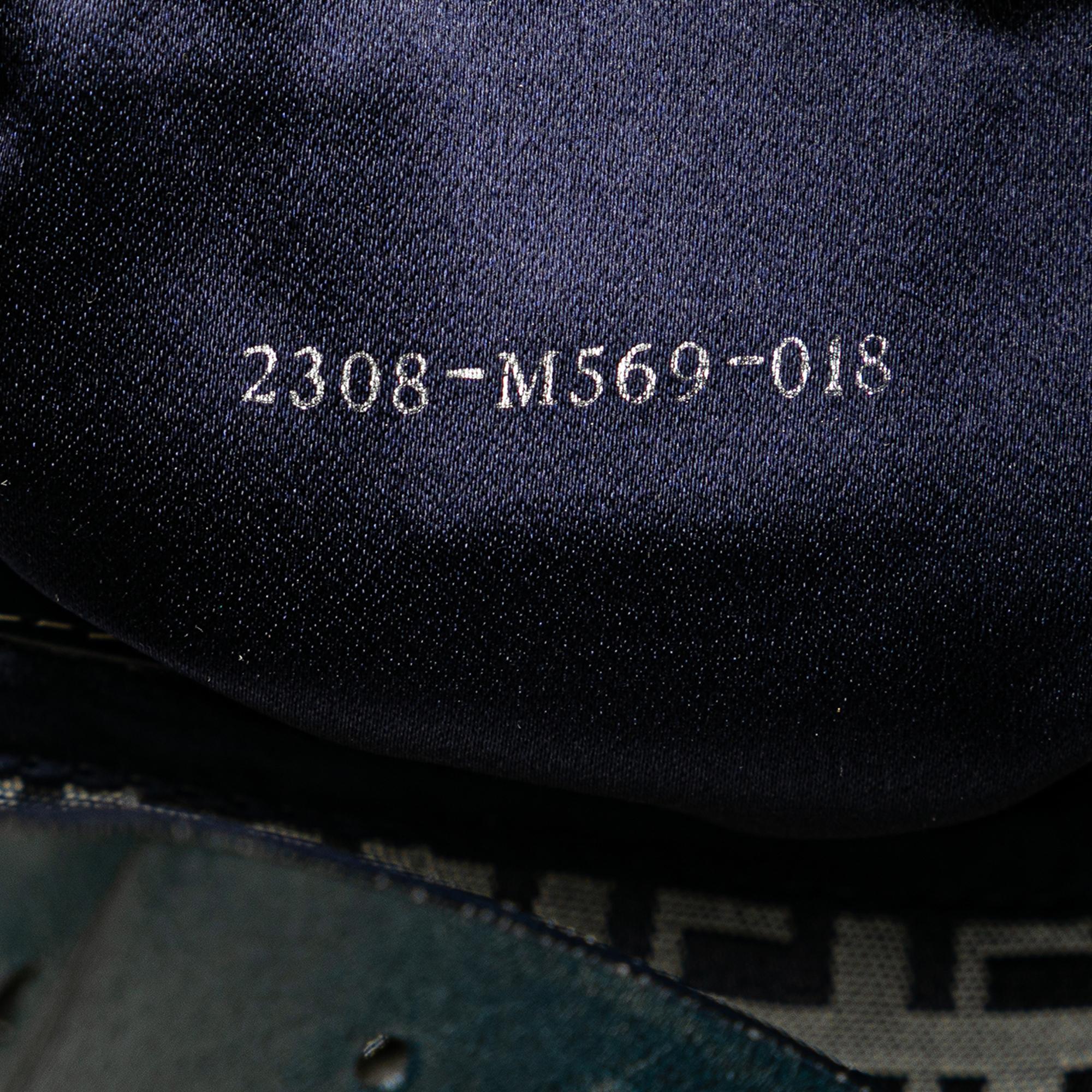 Fendi Zucchino Canvas Shoulder Bag