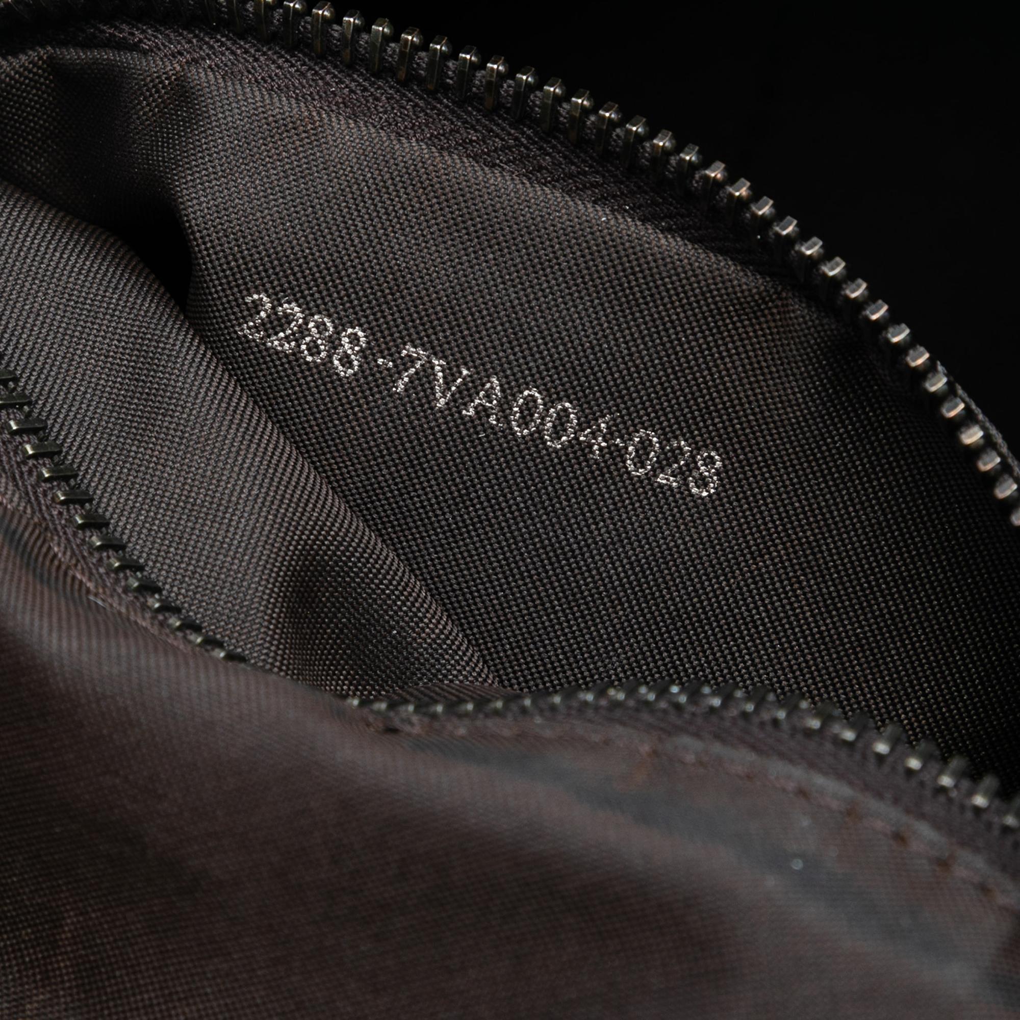 Fendi Zucchino Canvas Shoulder Bag