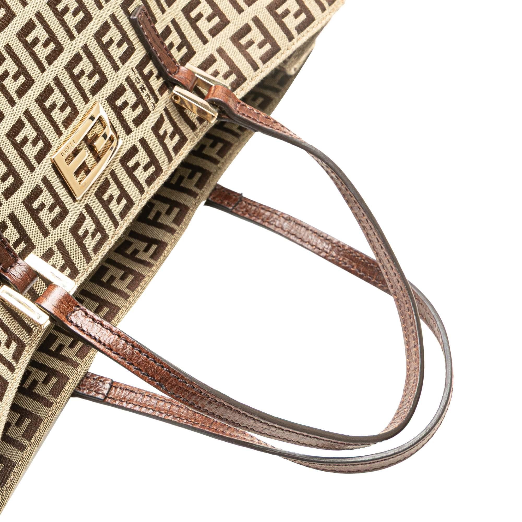 Fendi Zucchino Canvas Tote
