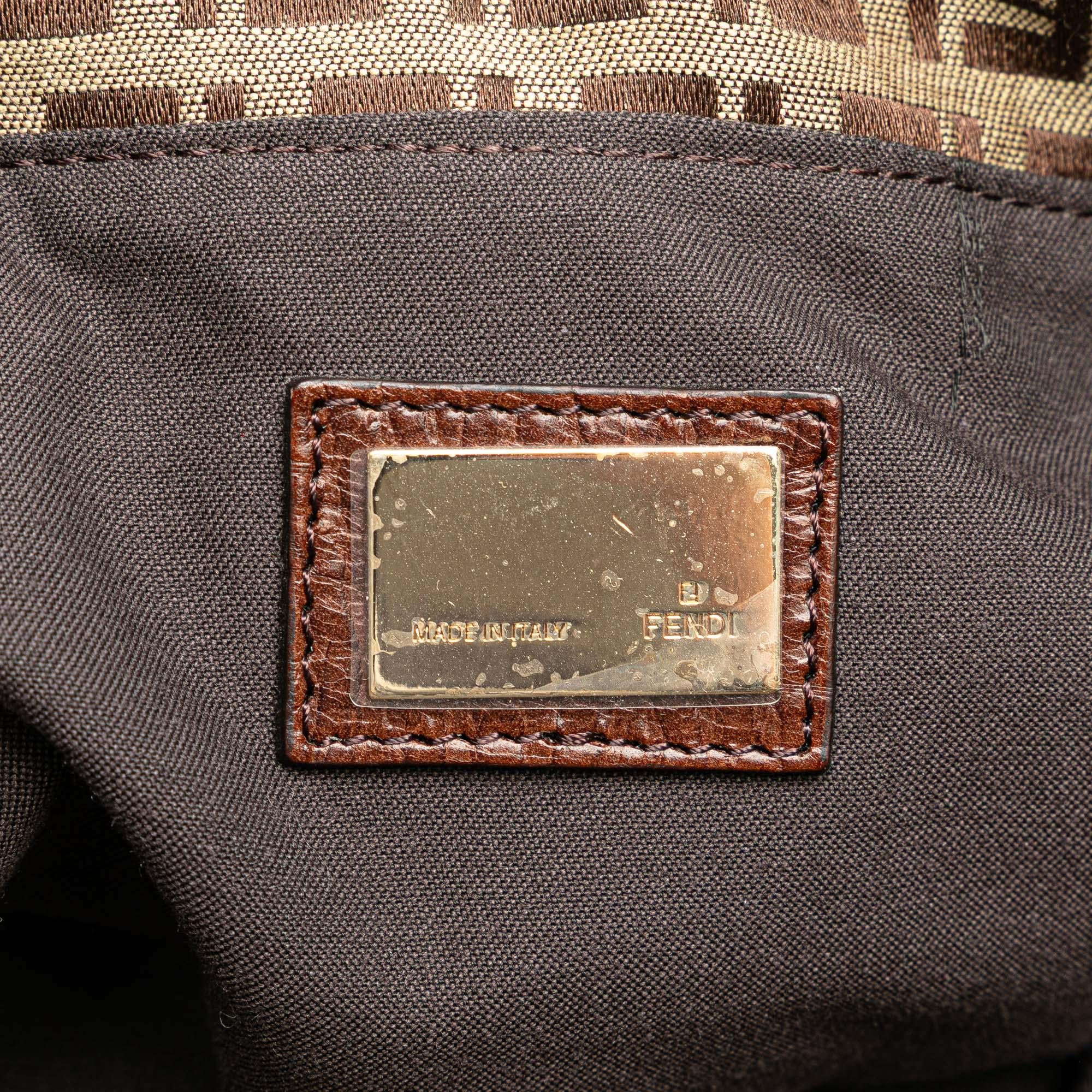 Fendi Zucchino Canvas Tote