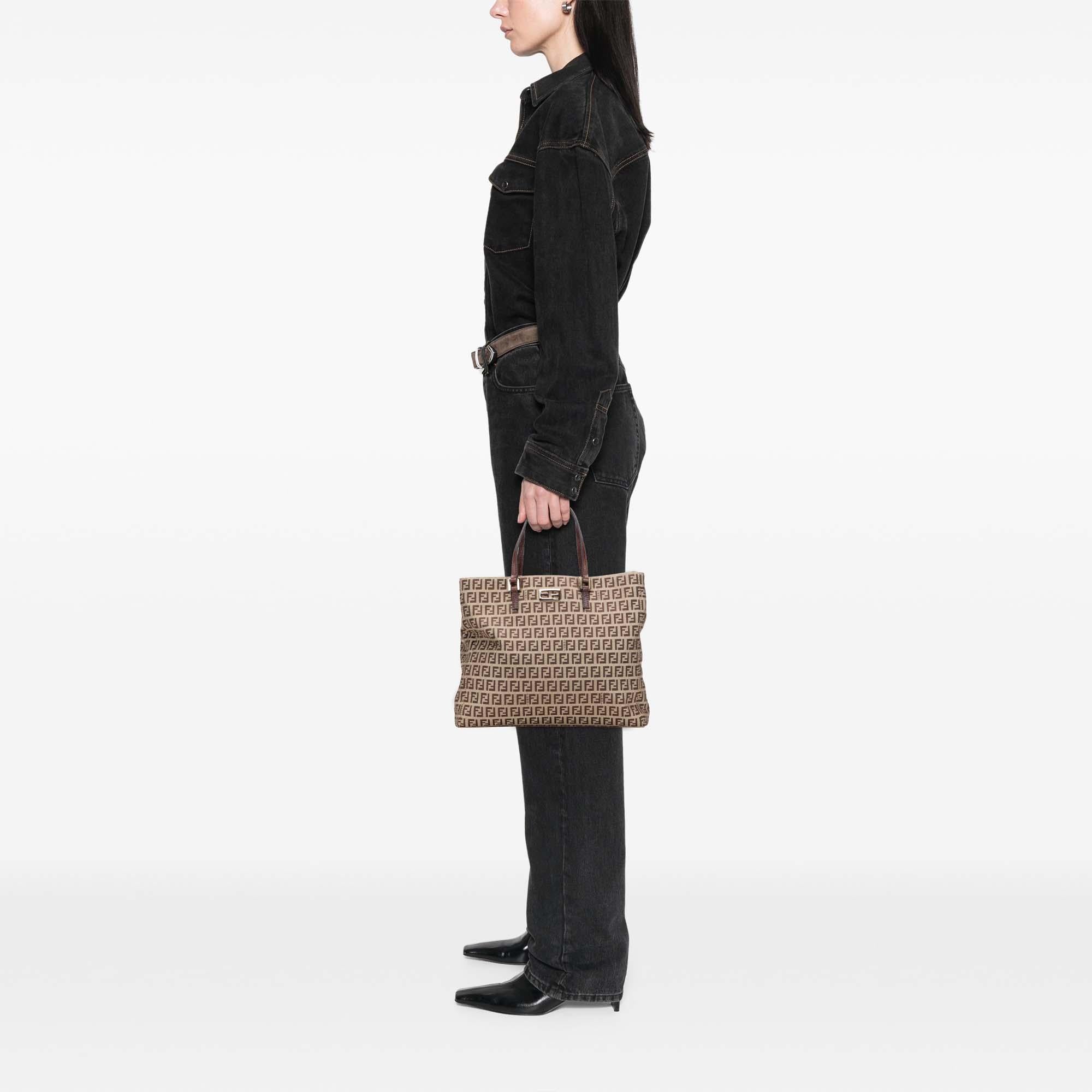 Fendi Zucchino Canvas Tote