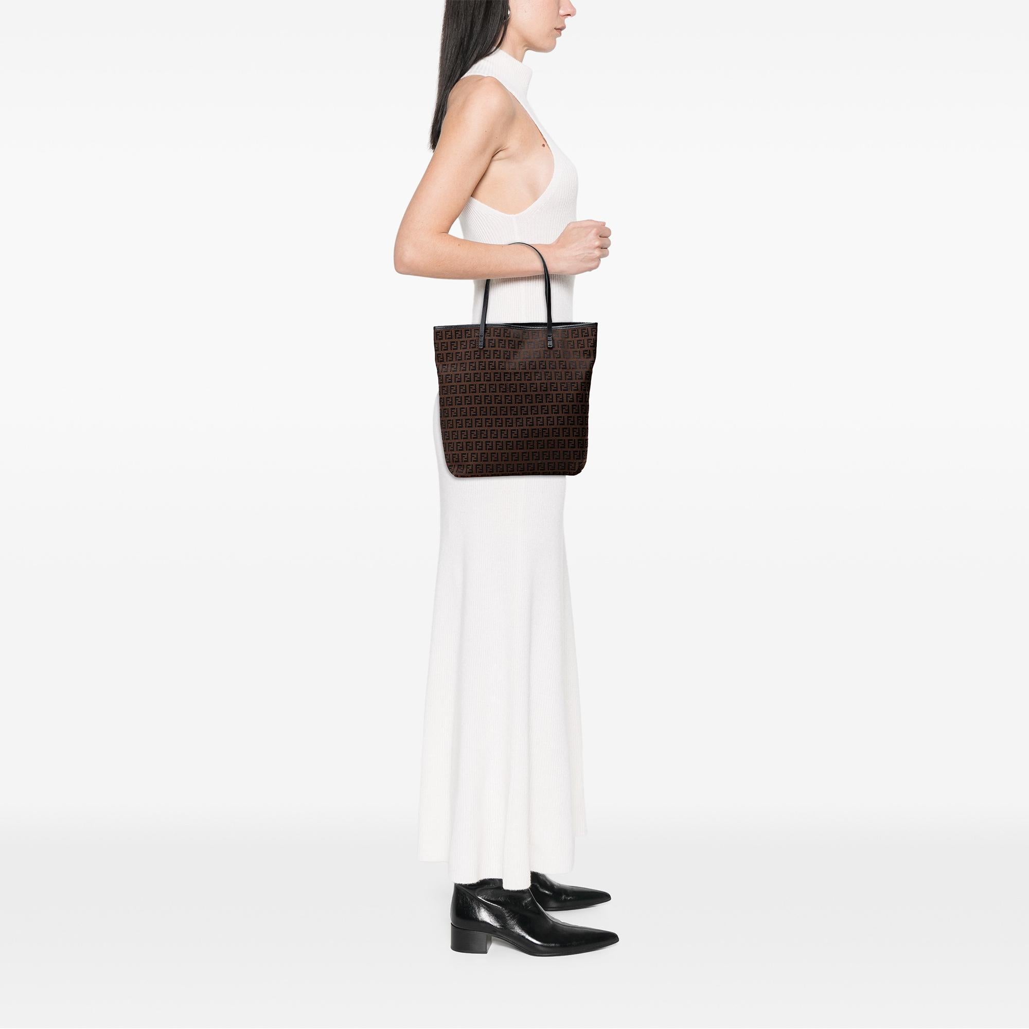 Fendi Zucchino Canvas Tote