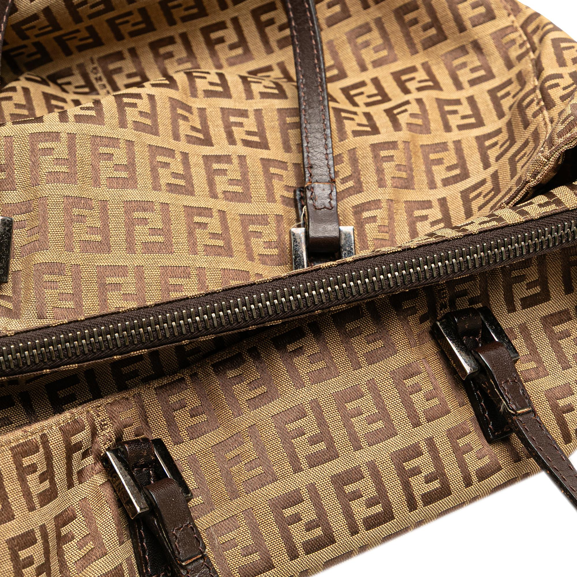 Fendi Zucchino Canvas Tote