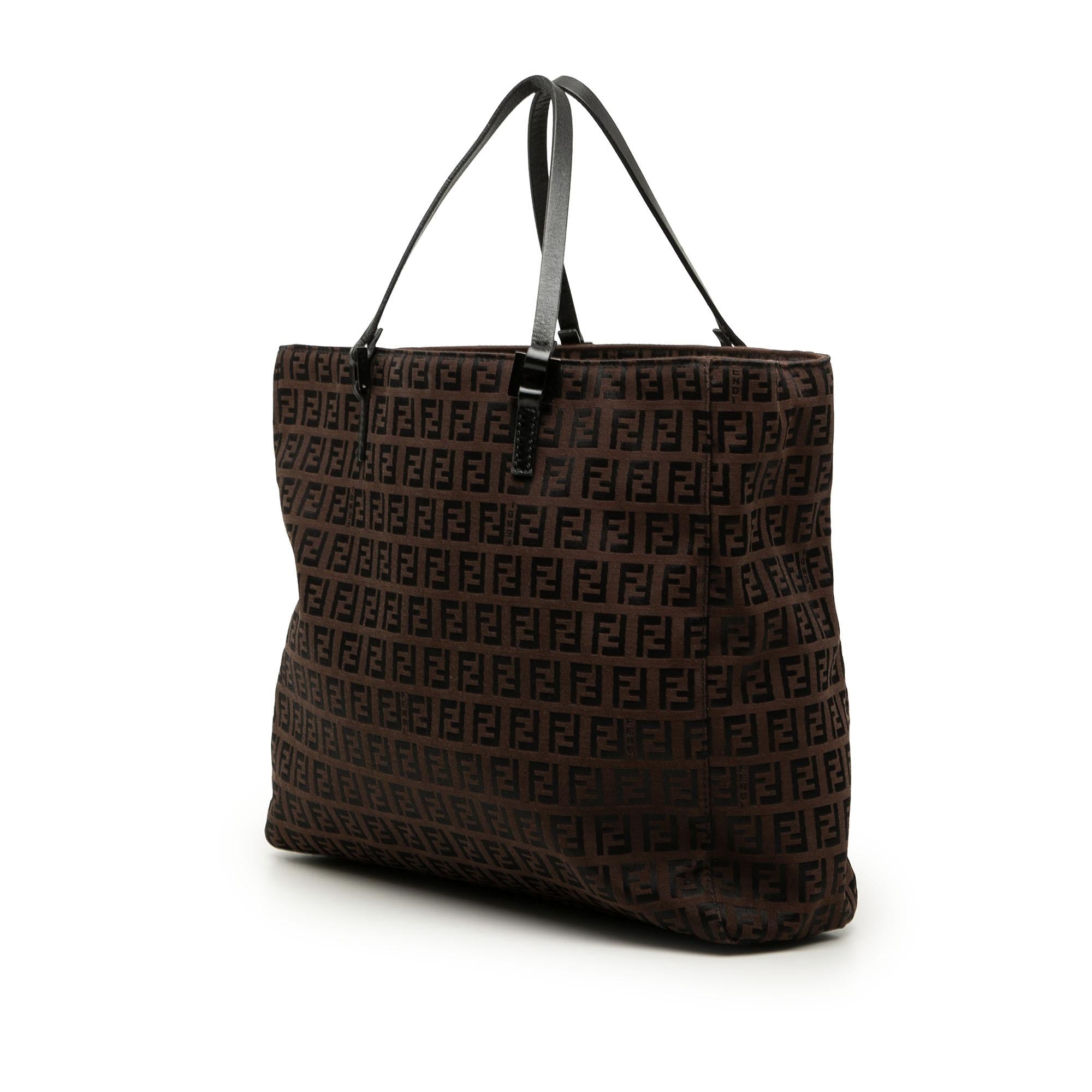Fendi Zucchino Canvas Tote