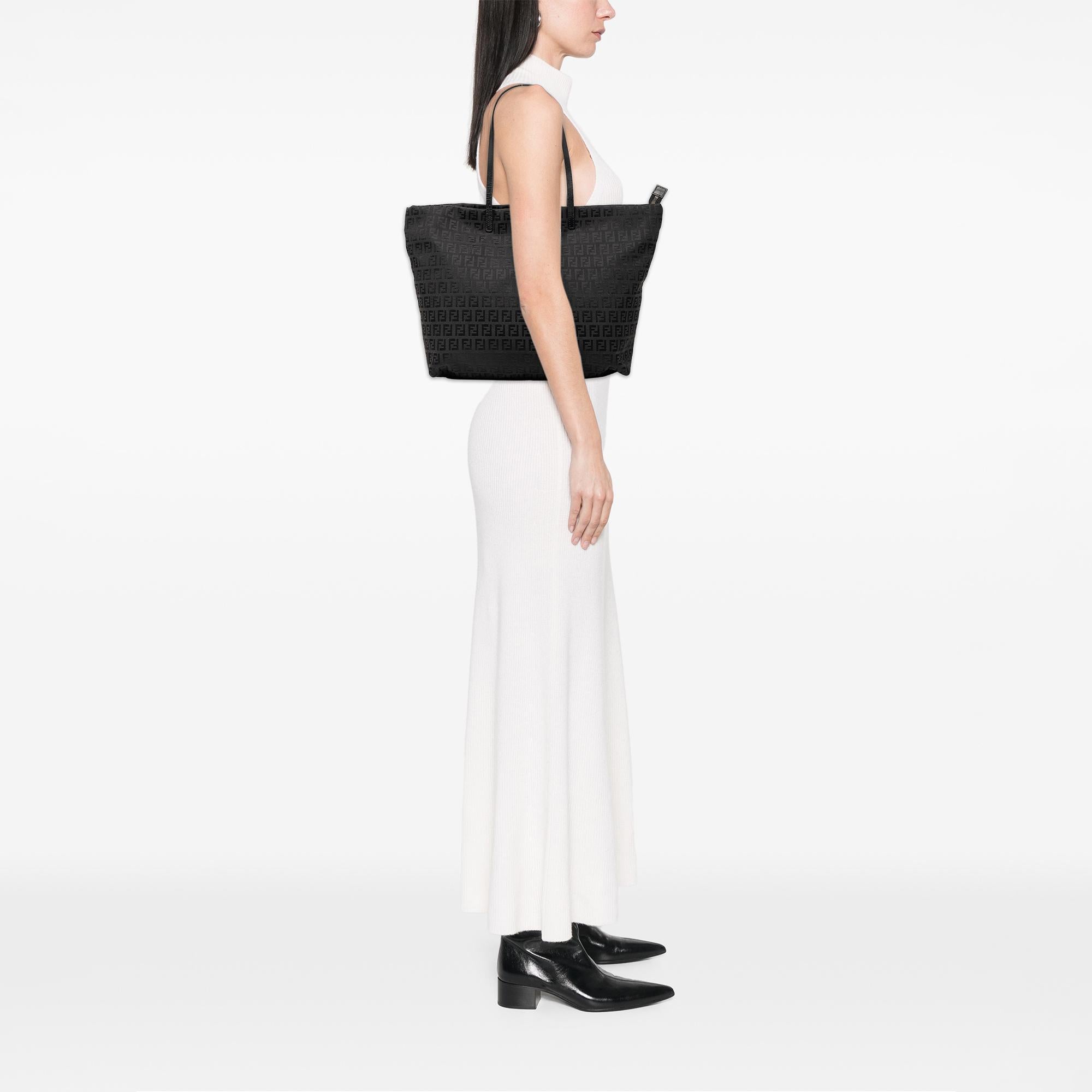 Fendi Zucchino Canvas Tote