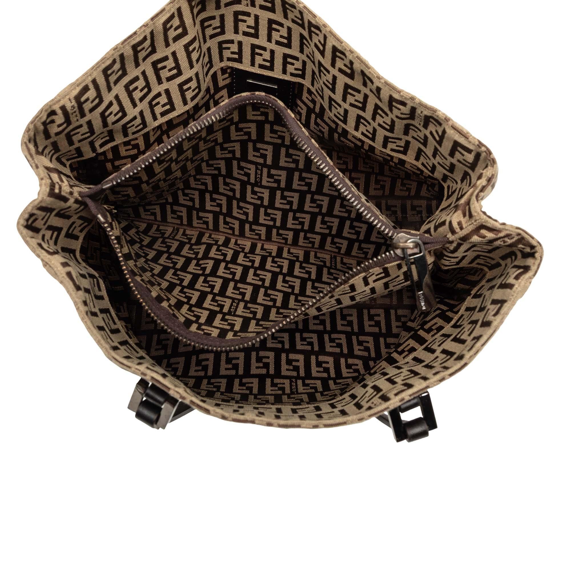 Fendi Zucchino Canvas Tote