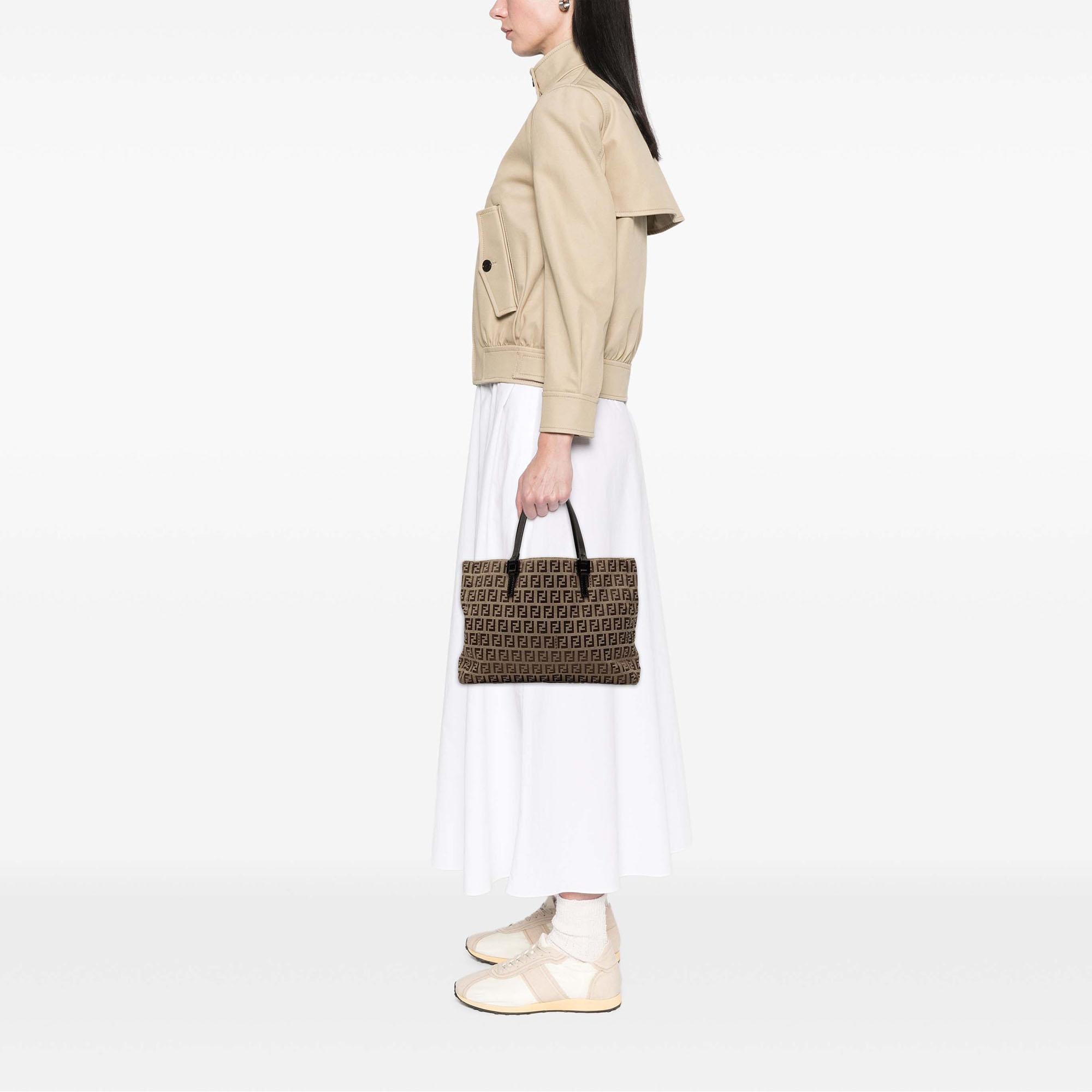 Fendi Zucchino Canvas Tote
