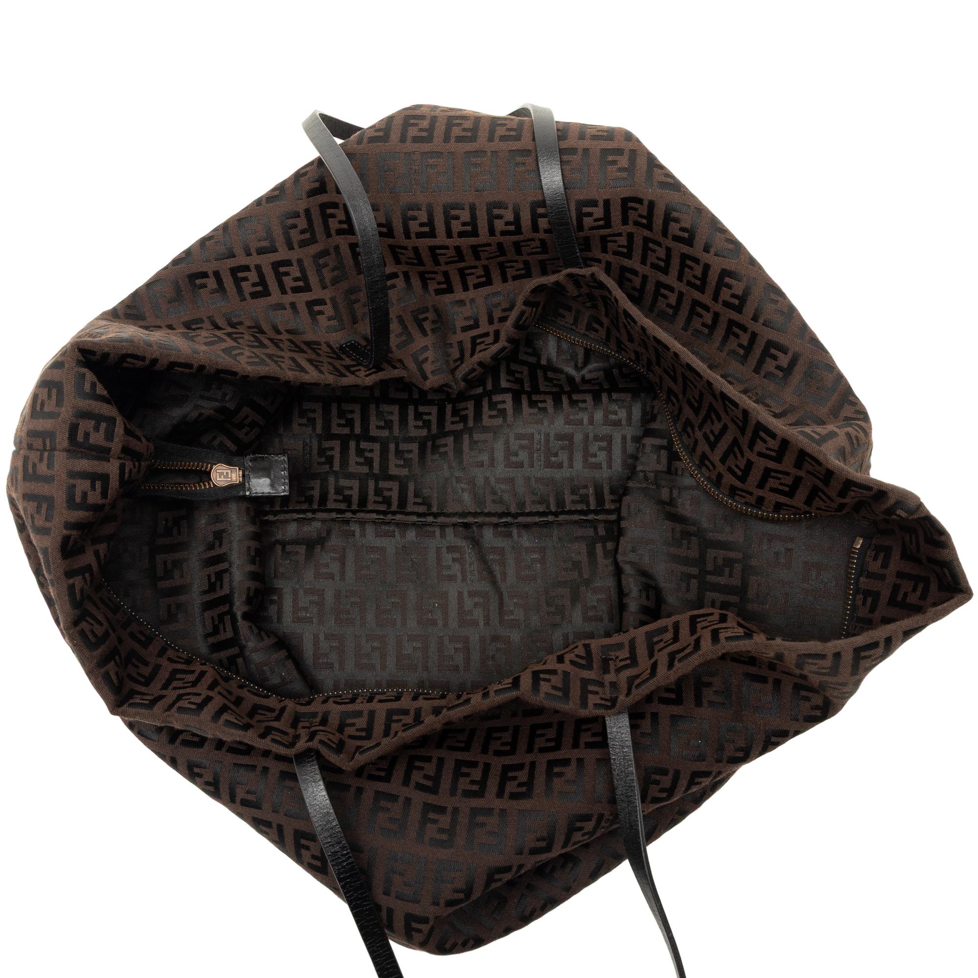 Fendi Zucchino Canvas Tote