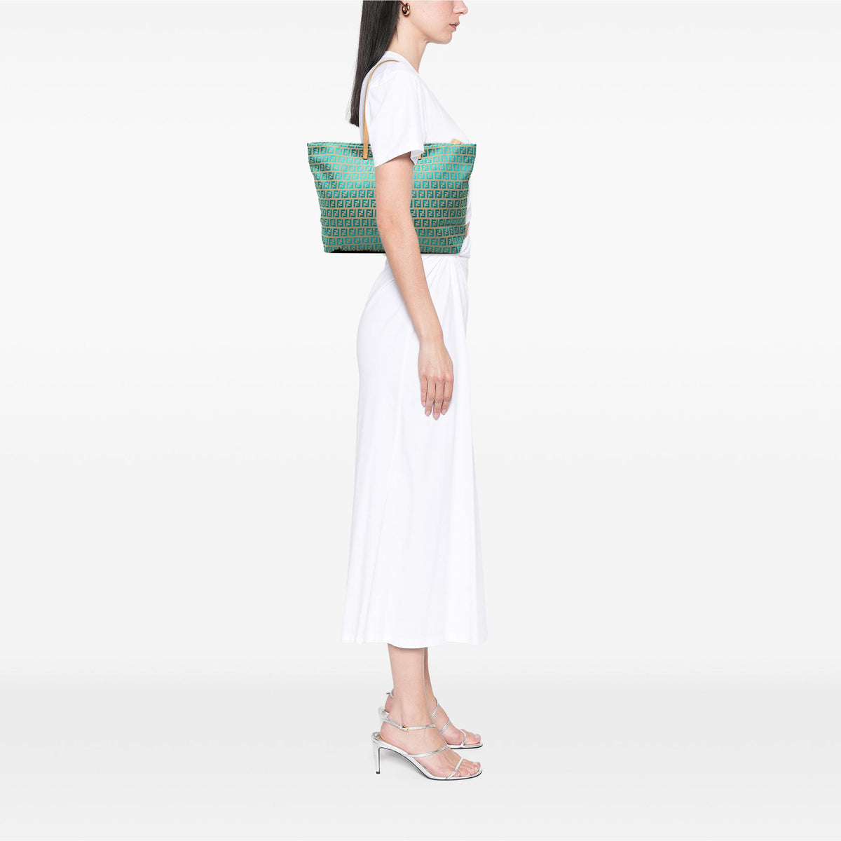 Fendi Zucchino Canvas Tote