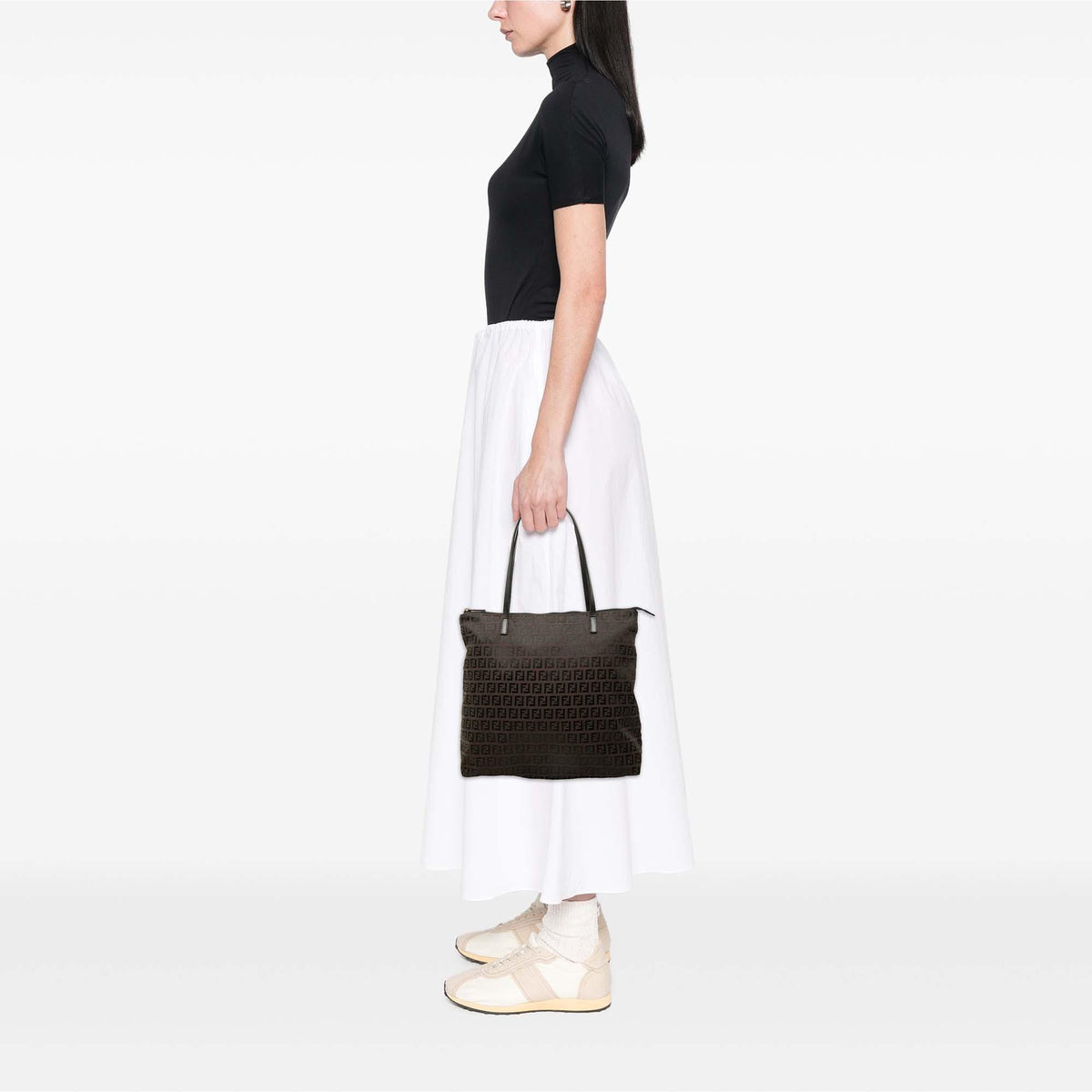 Fendi Zucchino Canvas Tote