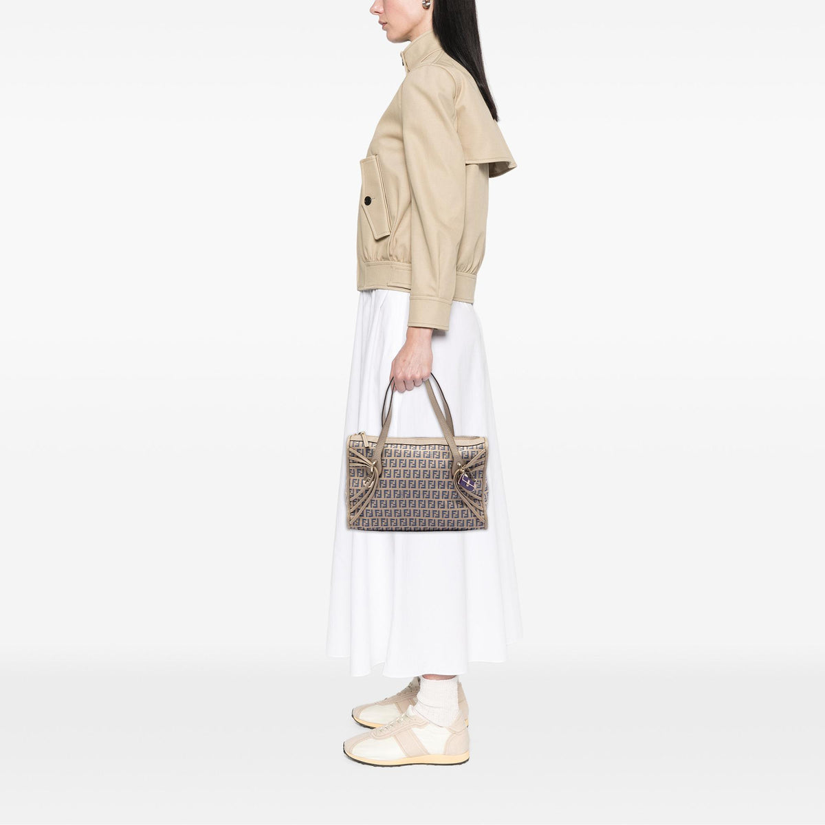 Fendi Zucchino Canvas Tote