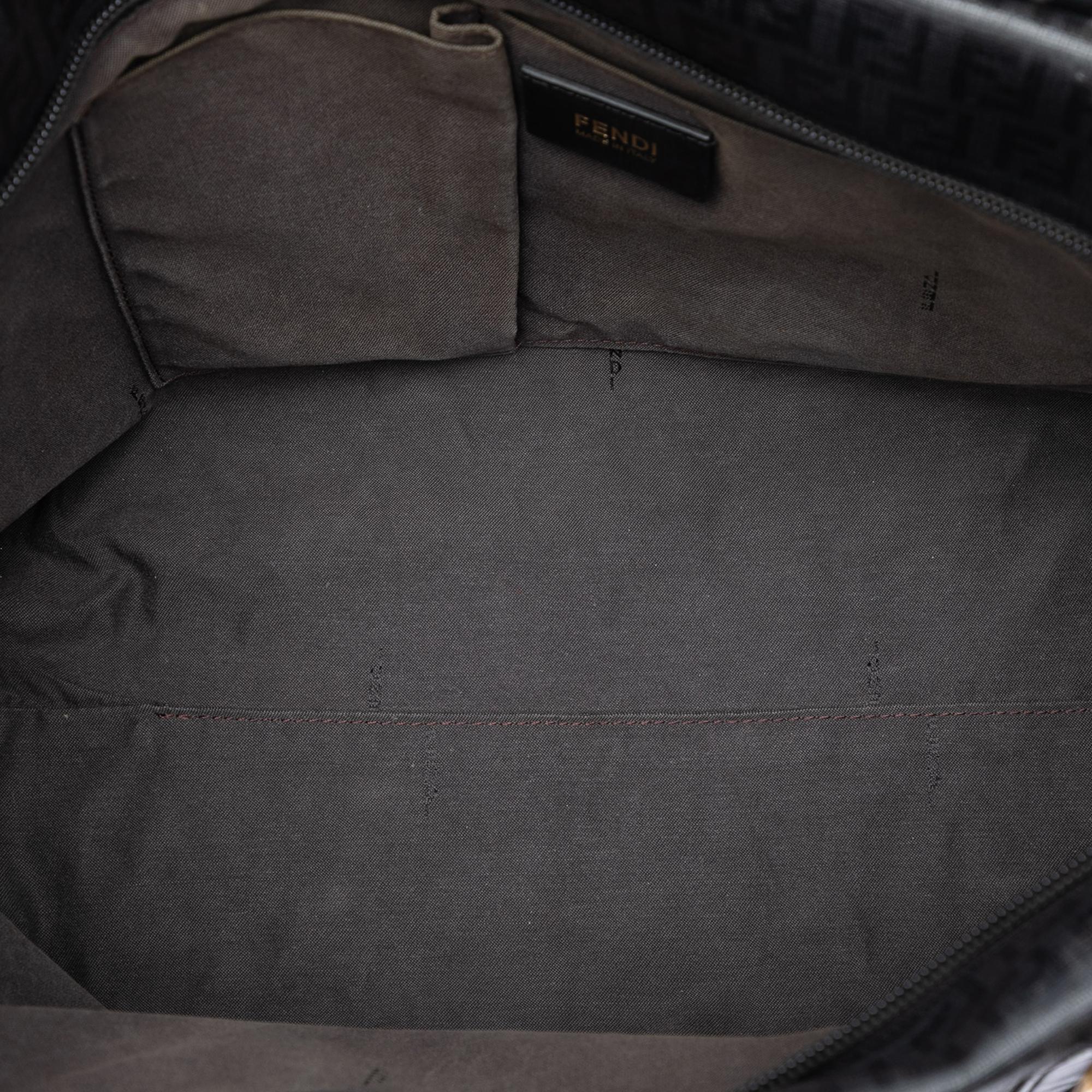 Fendi Zucchino Coated Canvas Superstar Tote