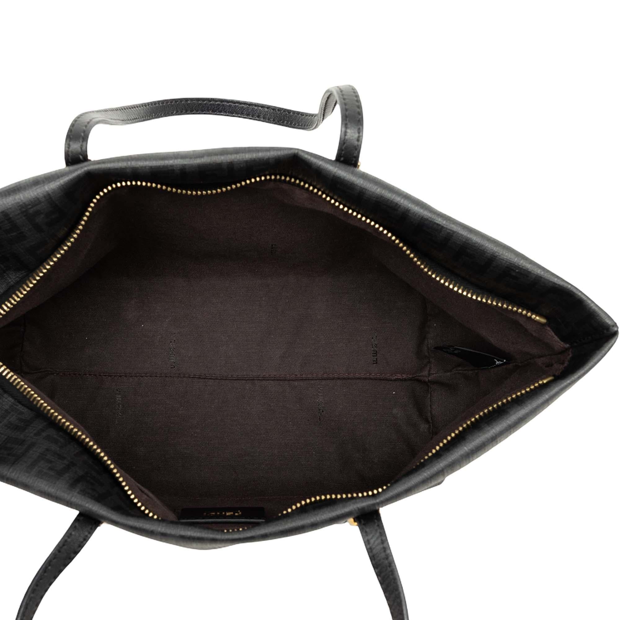 Fendi Zucchino Coated Canvas Tote