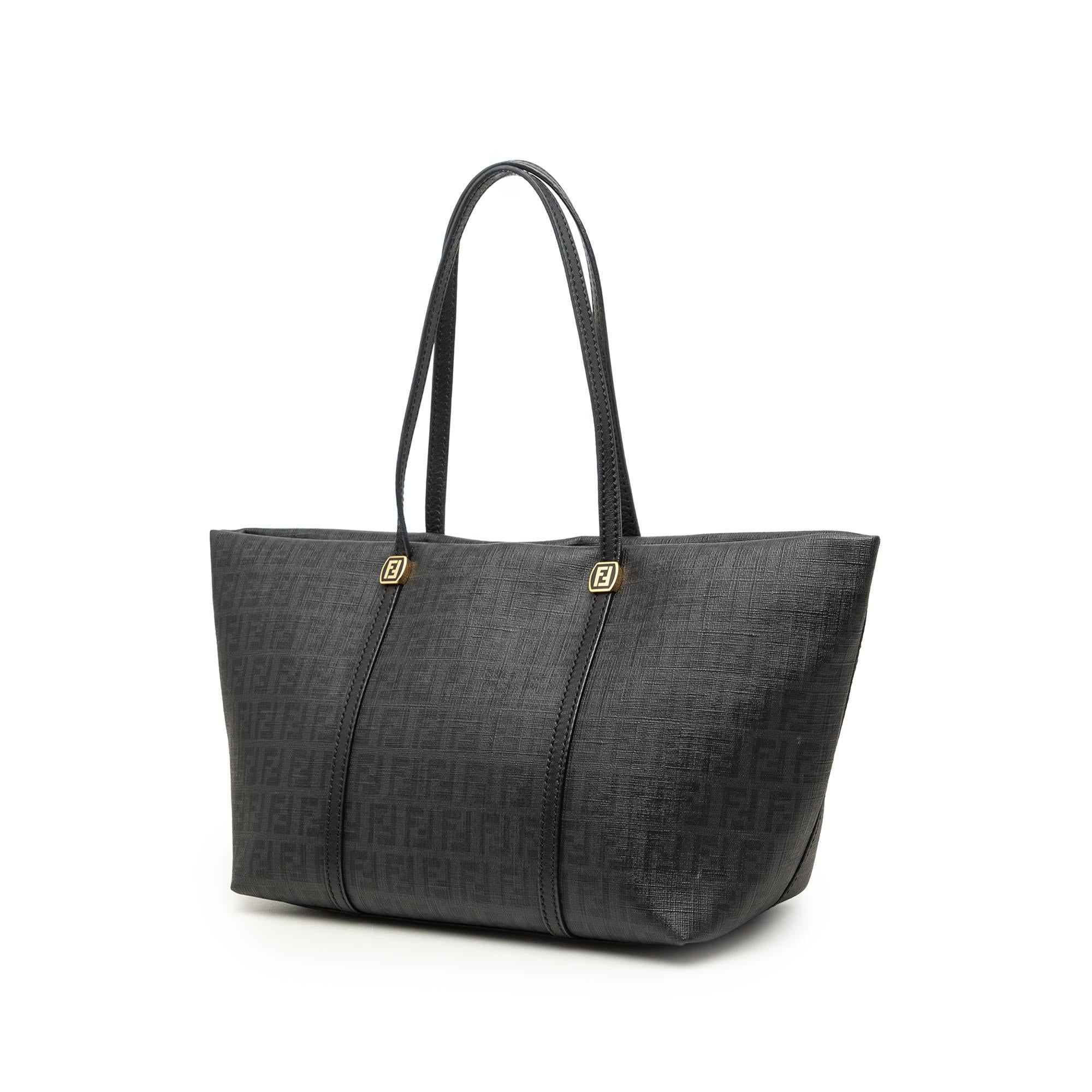 Fendi Zucchino Coated Canvas Tote