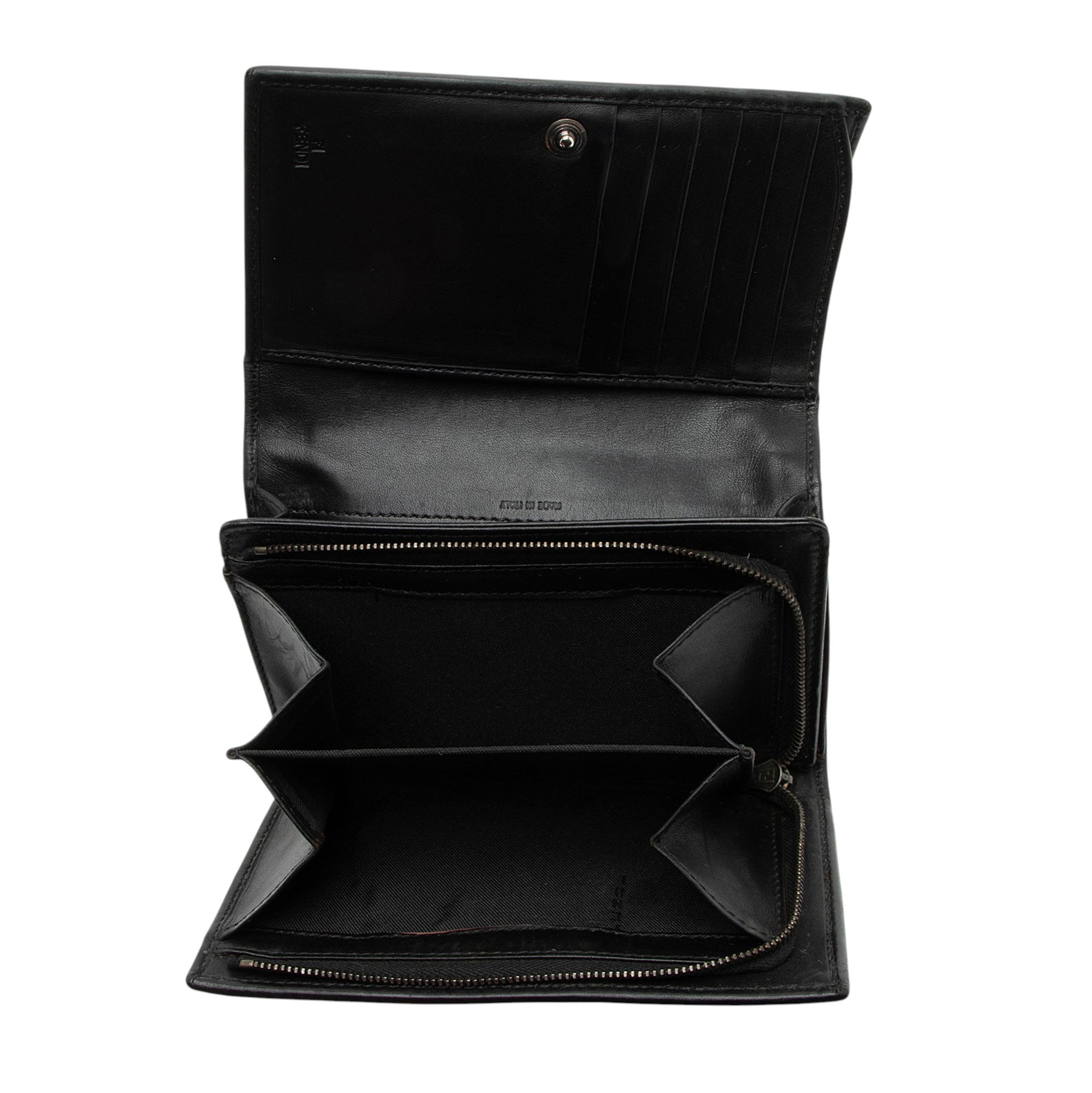 Fendi Zucchino Compact Wallet