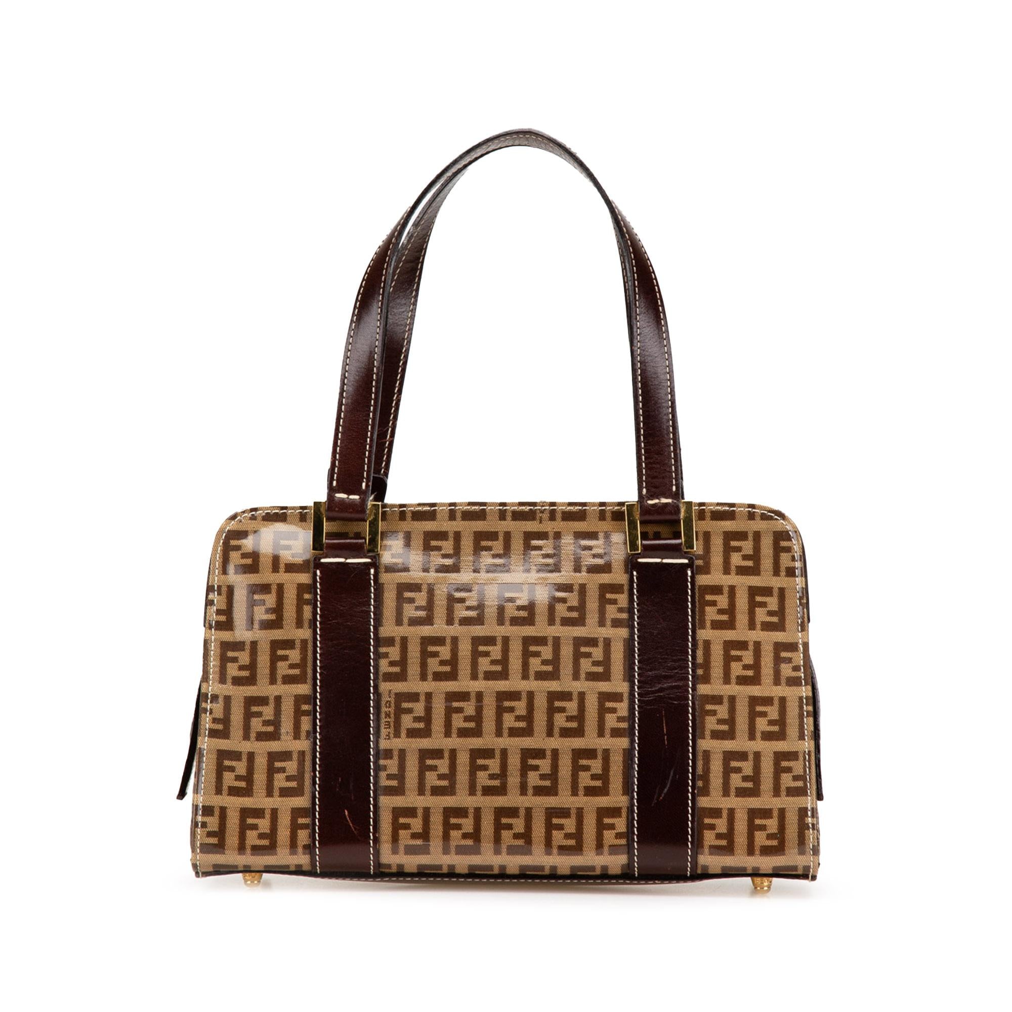 Fendi Zucchino Crystal Handbag