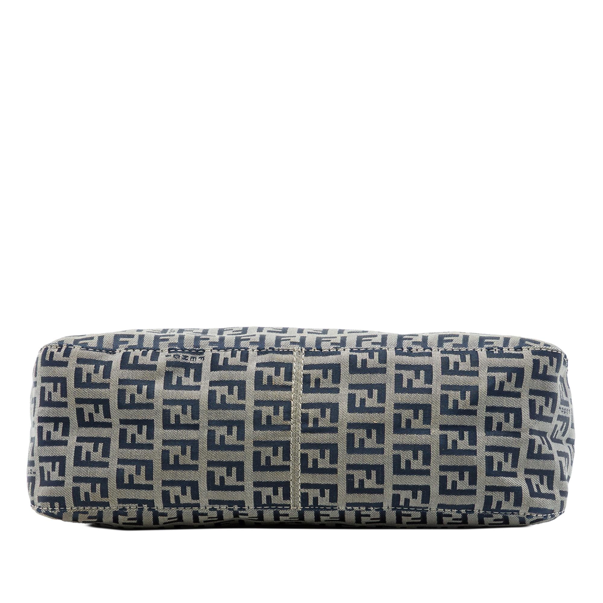 Fendi Zucchino Double Flap Slhoulder Bag