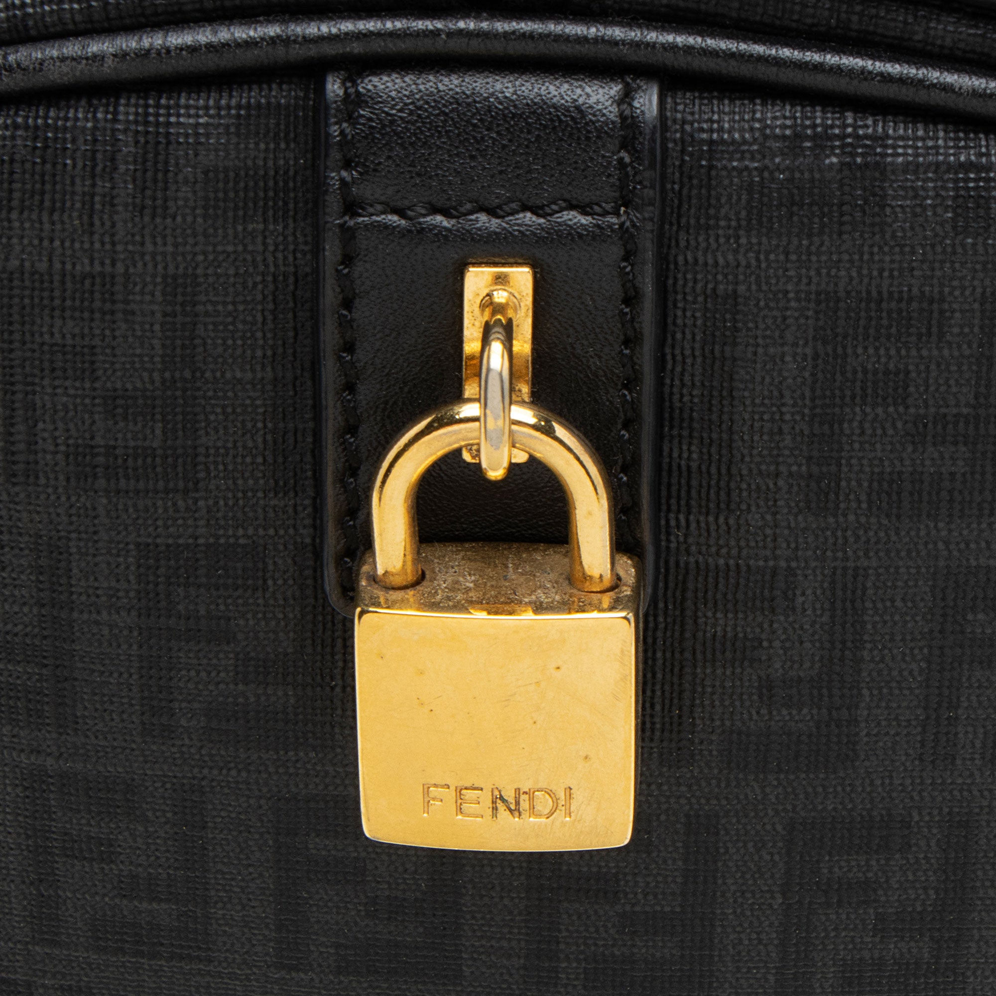 Fendi Zucchino Forever Boston Bag (SHF-1JxLMP)