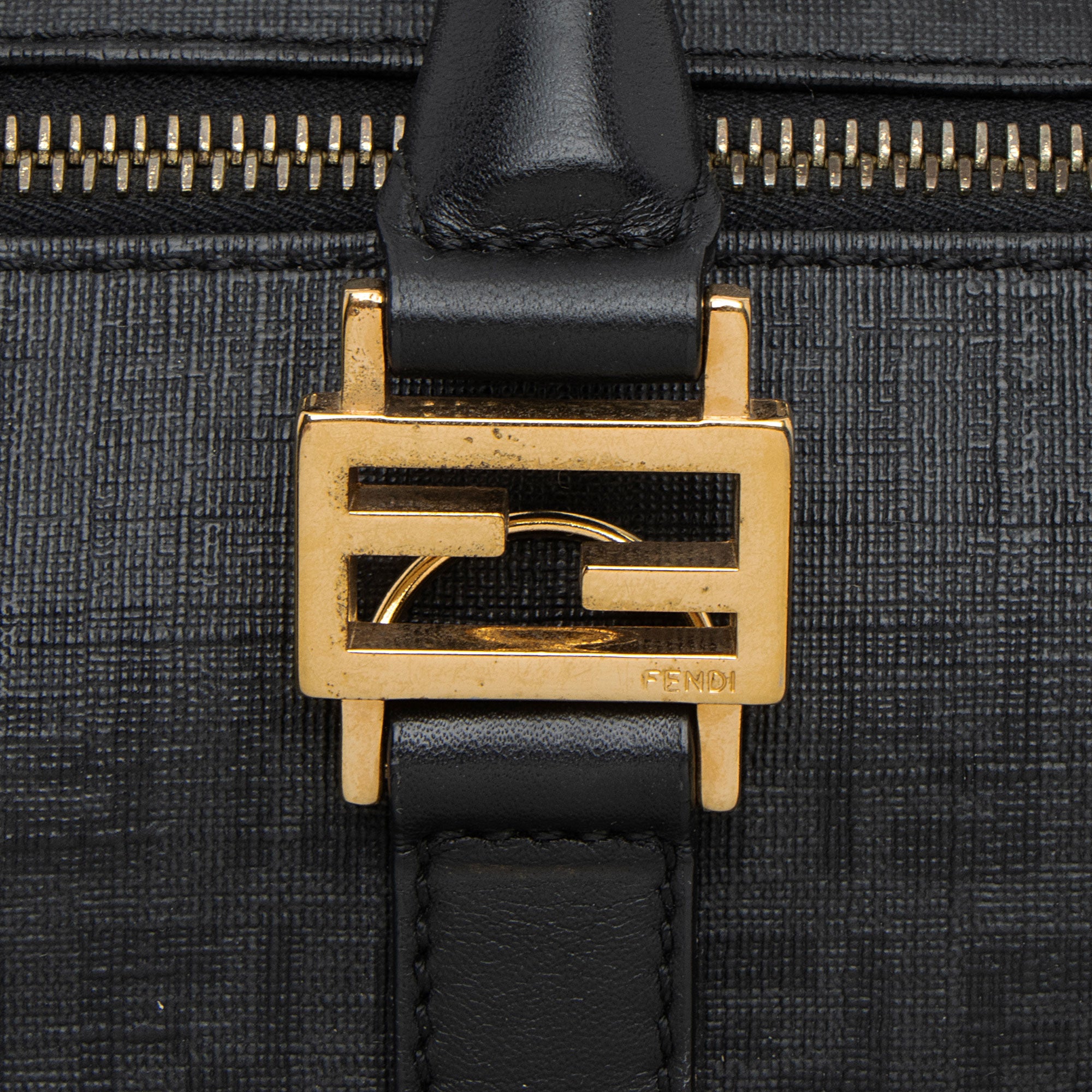 Fendi Zucchino Forever Boston Bag (SHF-1JxLMP)