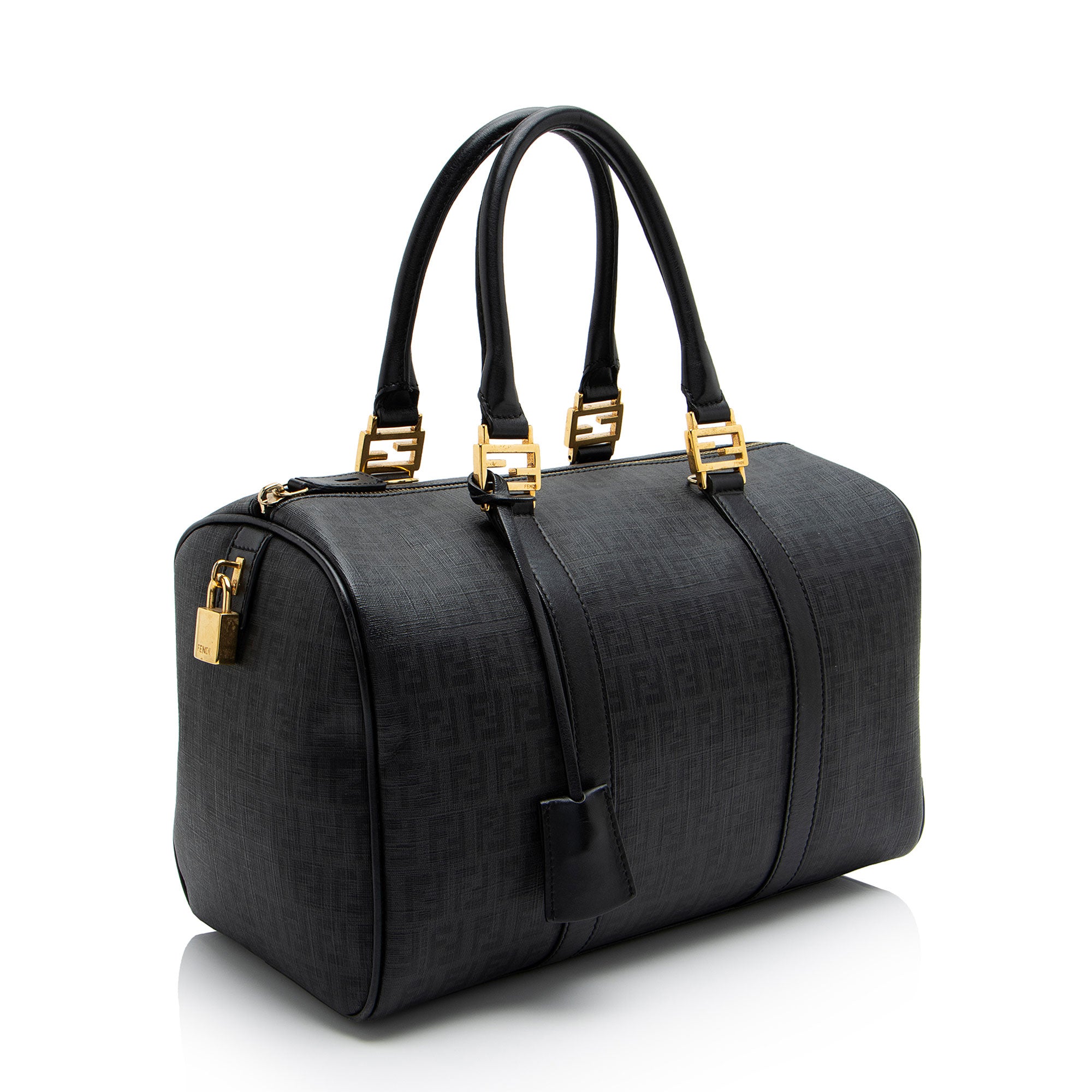 Fendi Zucchino Forever Boston Bag (SHF-1JxLMP)