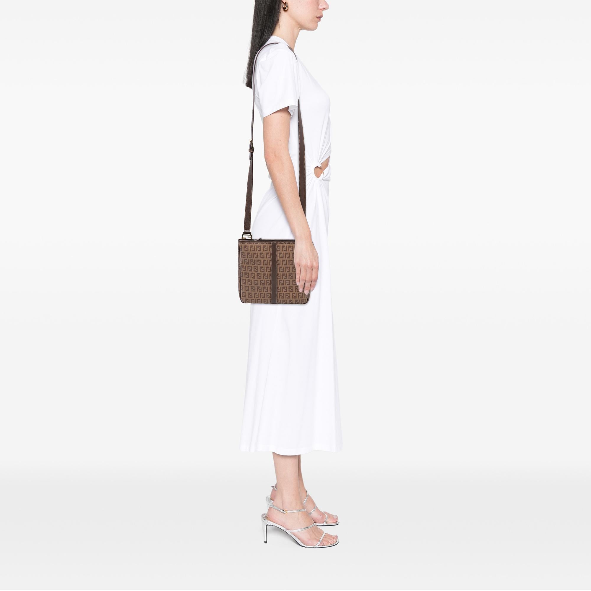 Fendi Zucchino Spalmati Crossbody