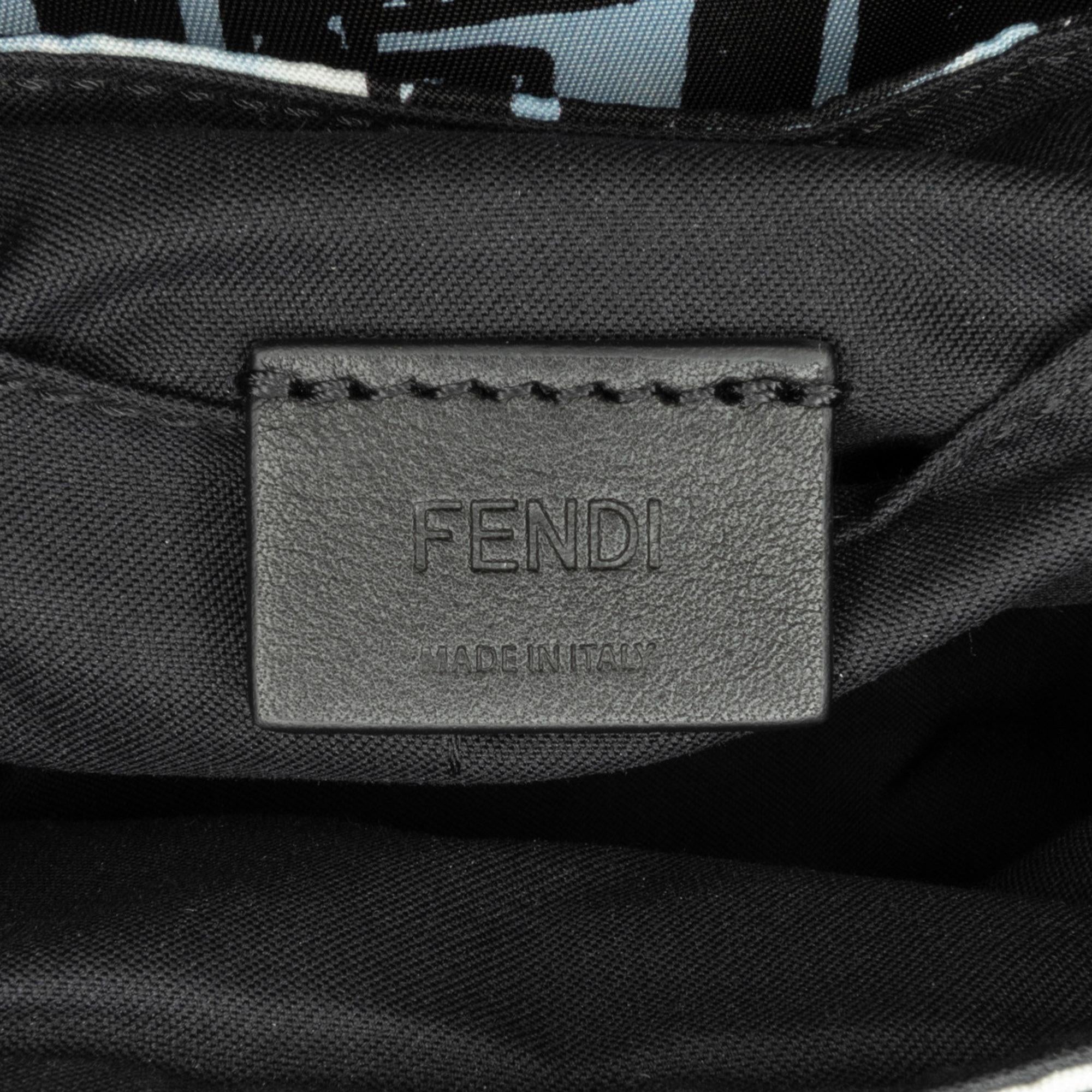 Fendi x Joshua Vides Mini Zucca Nylon Convertible Baguette Belt Bag (SHG-oO8sSN)
