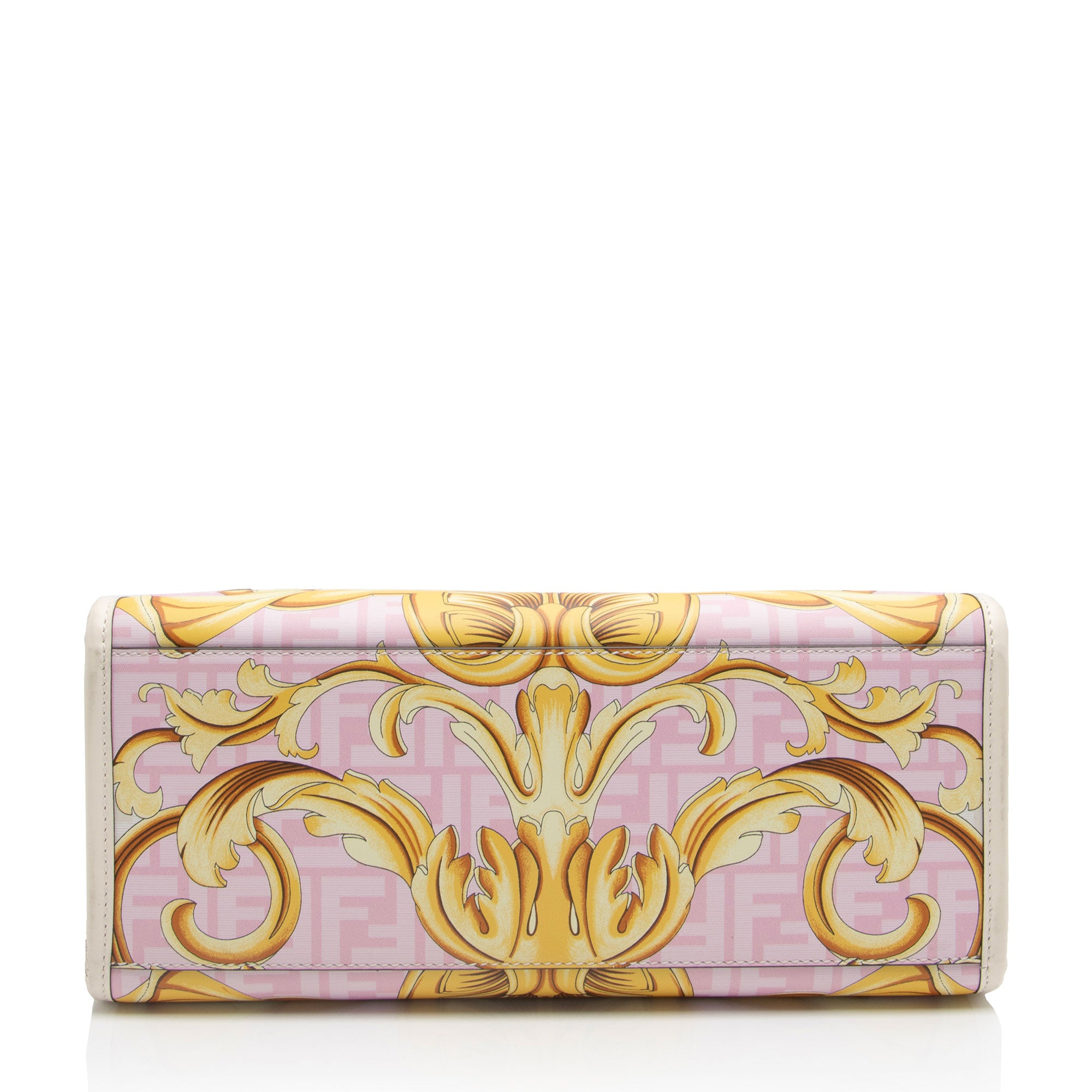 Fendi x Versace Leather Fendace Sunshine Medium Shopper Tote (SHF-zbjp9N)