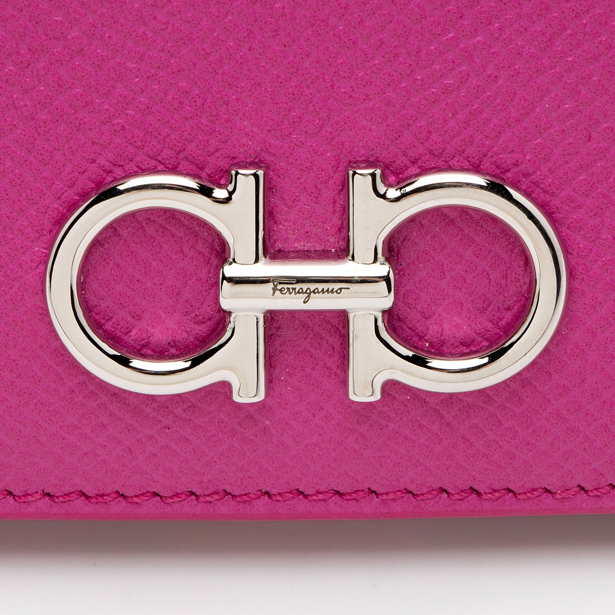Ferragamo Calfskin Gancini Continental Wallet