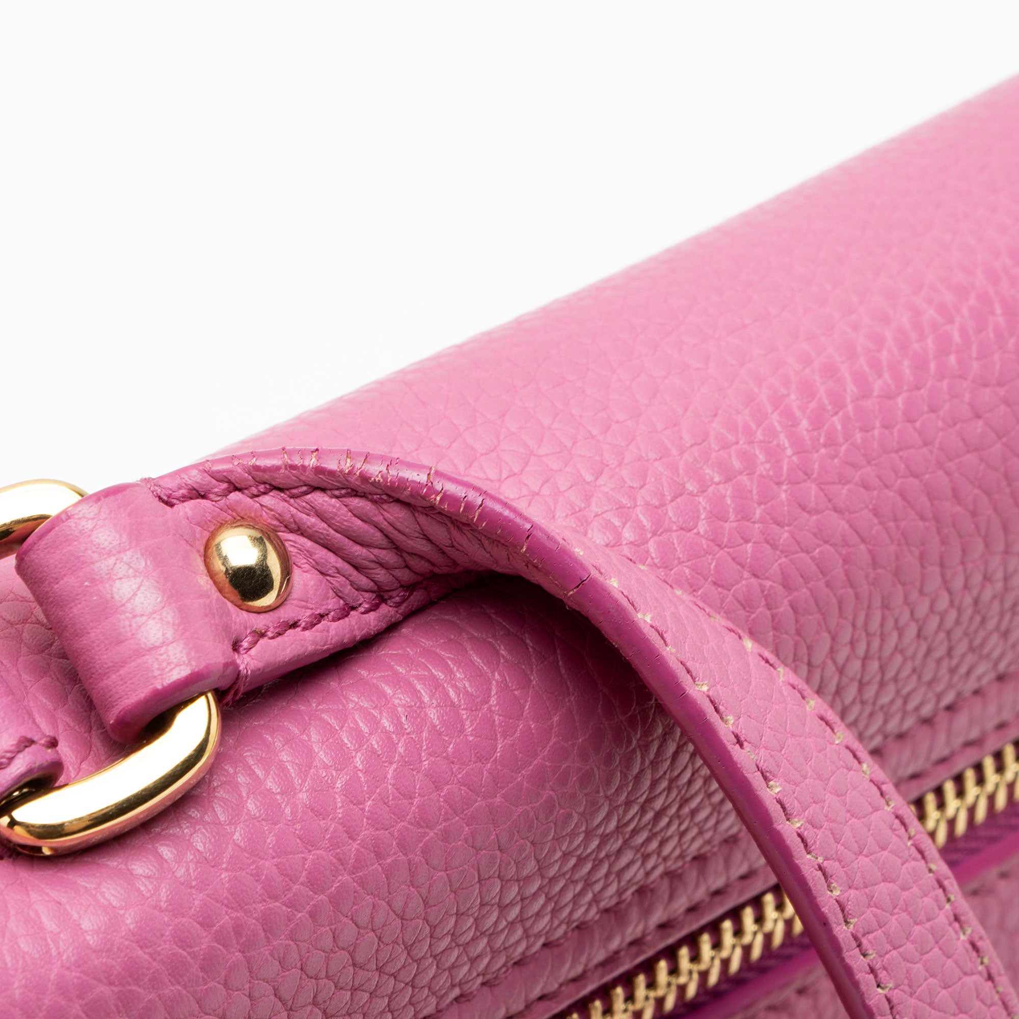 Ferragamo Calfskin Mya Double Lock Crossbody