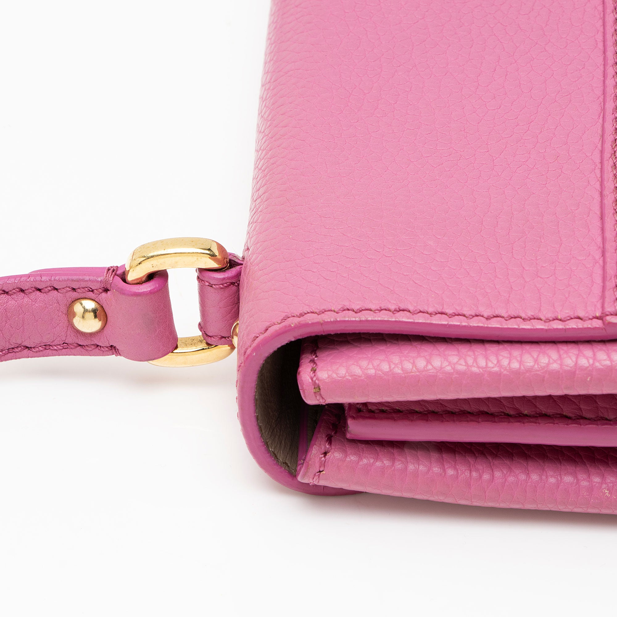 Ferragamo Calfskin Mya Double Lock Crossbody