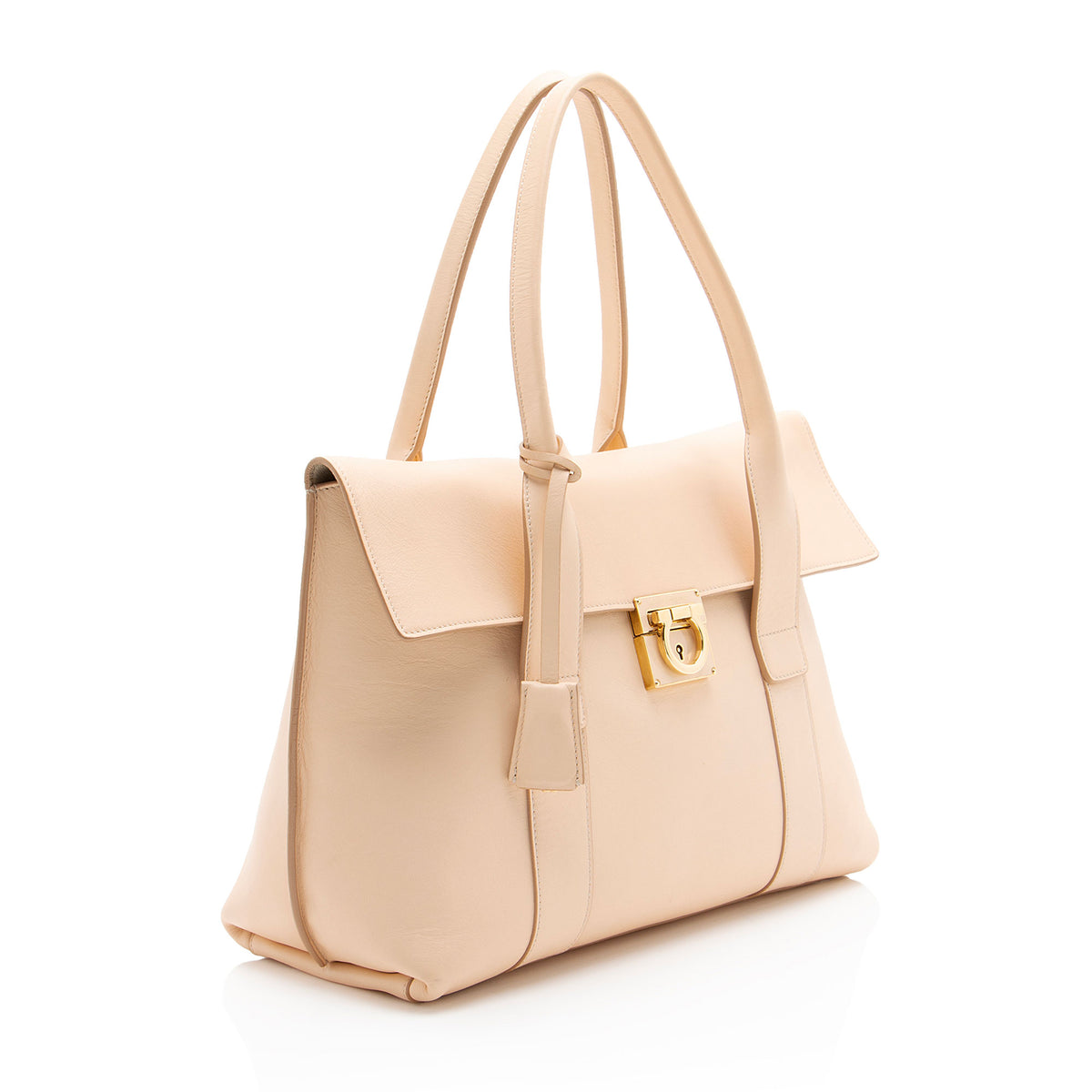Ferragamo Calfskin Sookie Medium Satchel